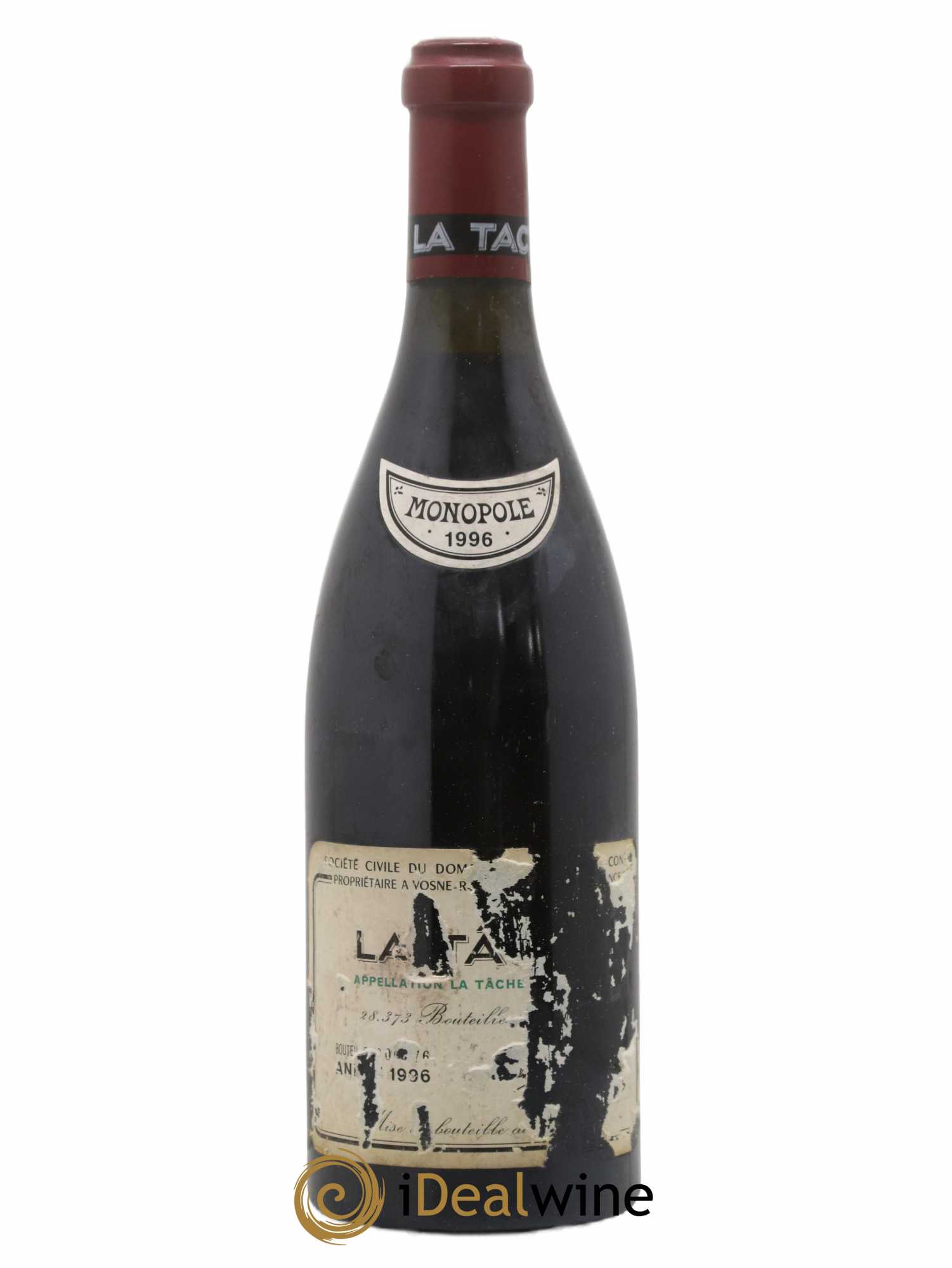La Tâche Grand Cru Domaine de la Romanée-Conti 1996 - Lot de 1 bouteille - 0