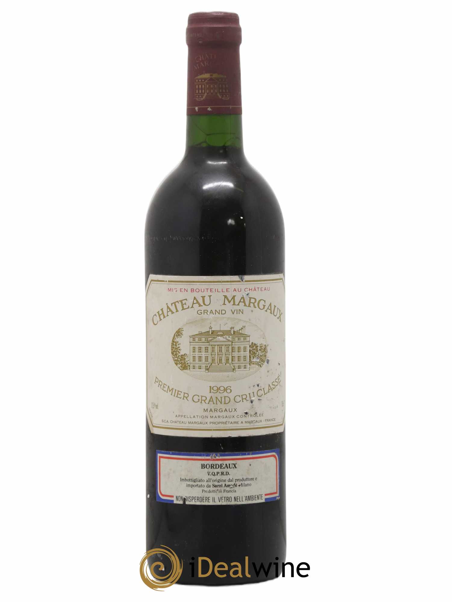Château Margaux 1er Grand Cru Classé 1996 - Lot de 1 bouteille - 0