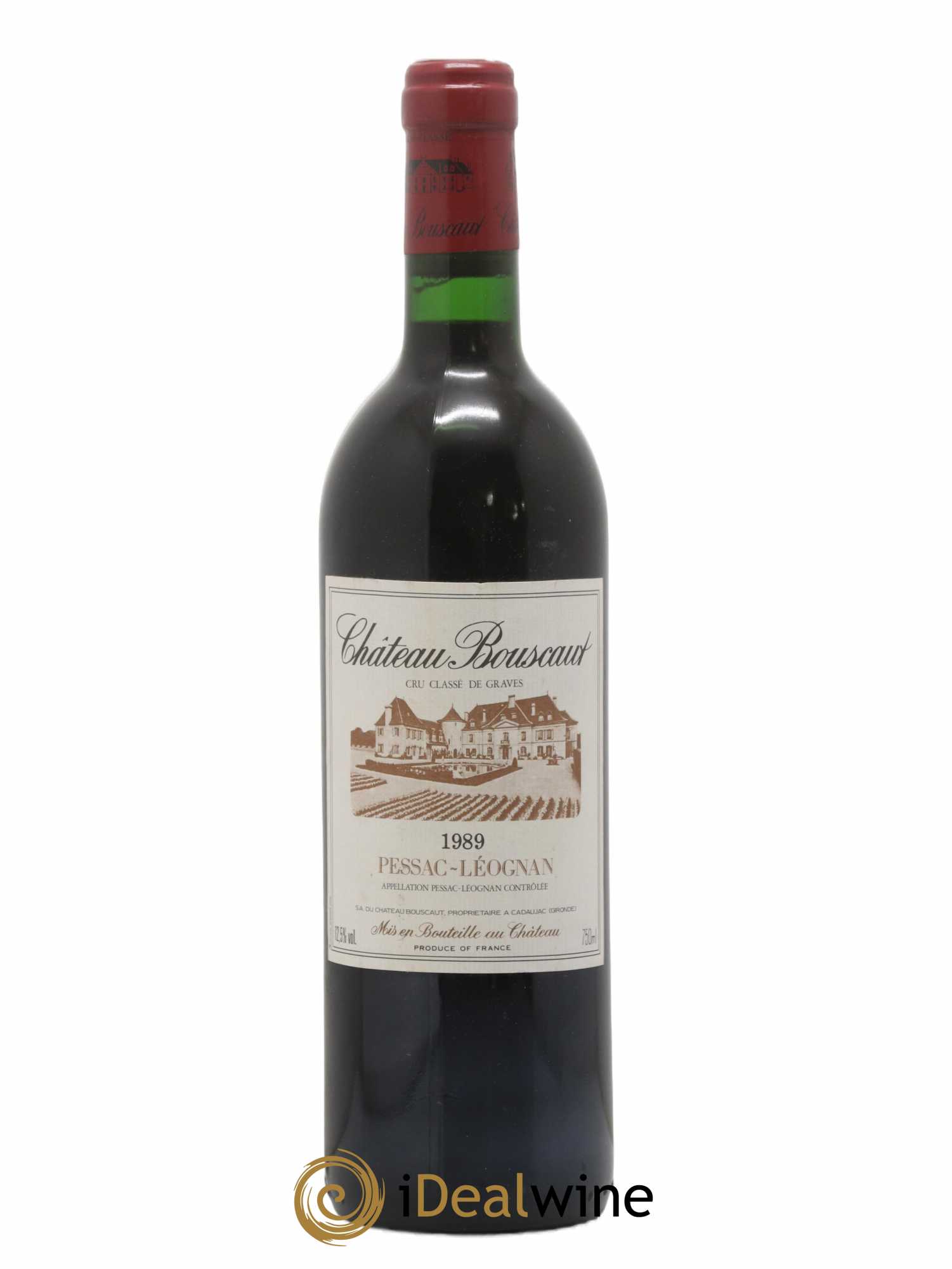 Château Bouscaut Cru Classé de Graves 1989 - Lot de 1 bouteille - 0
