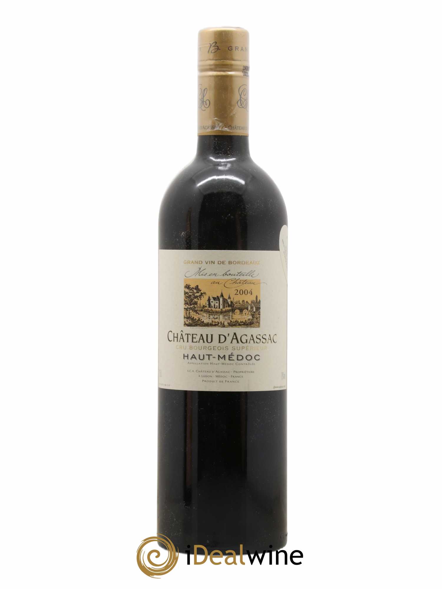 Château d' Agassac Cru Bourgeois 2004 - Lot de 1 bouteille - 0