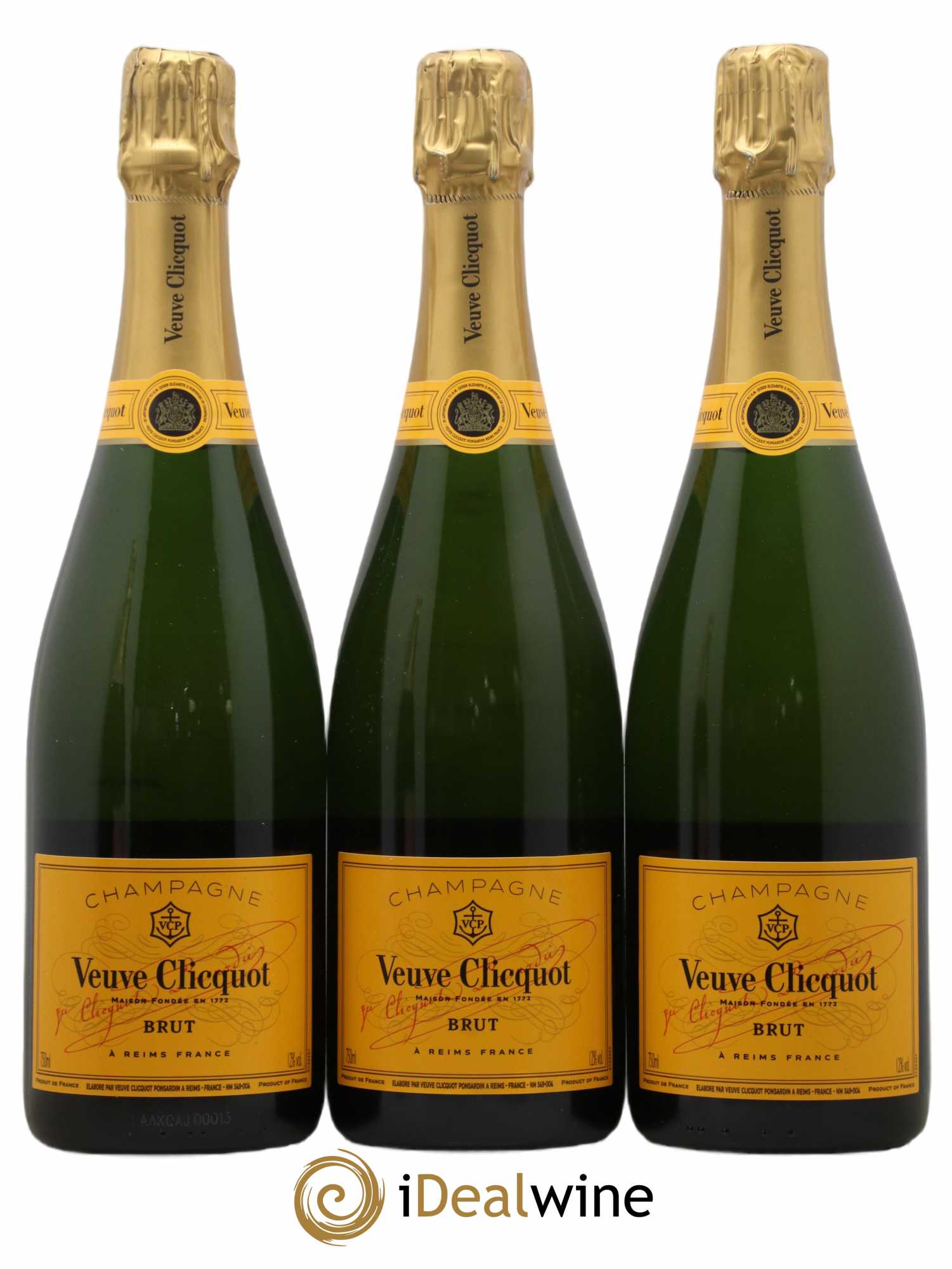 Carte Jaune Brut Veuve Clicquot - Lot de 3 bouteilles - 0