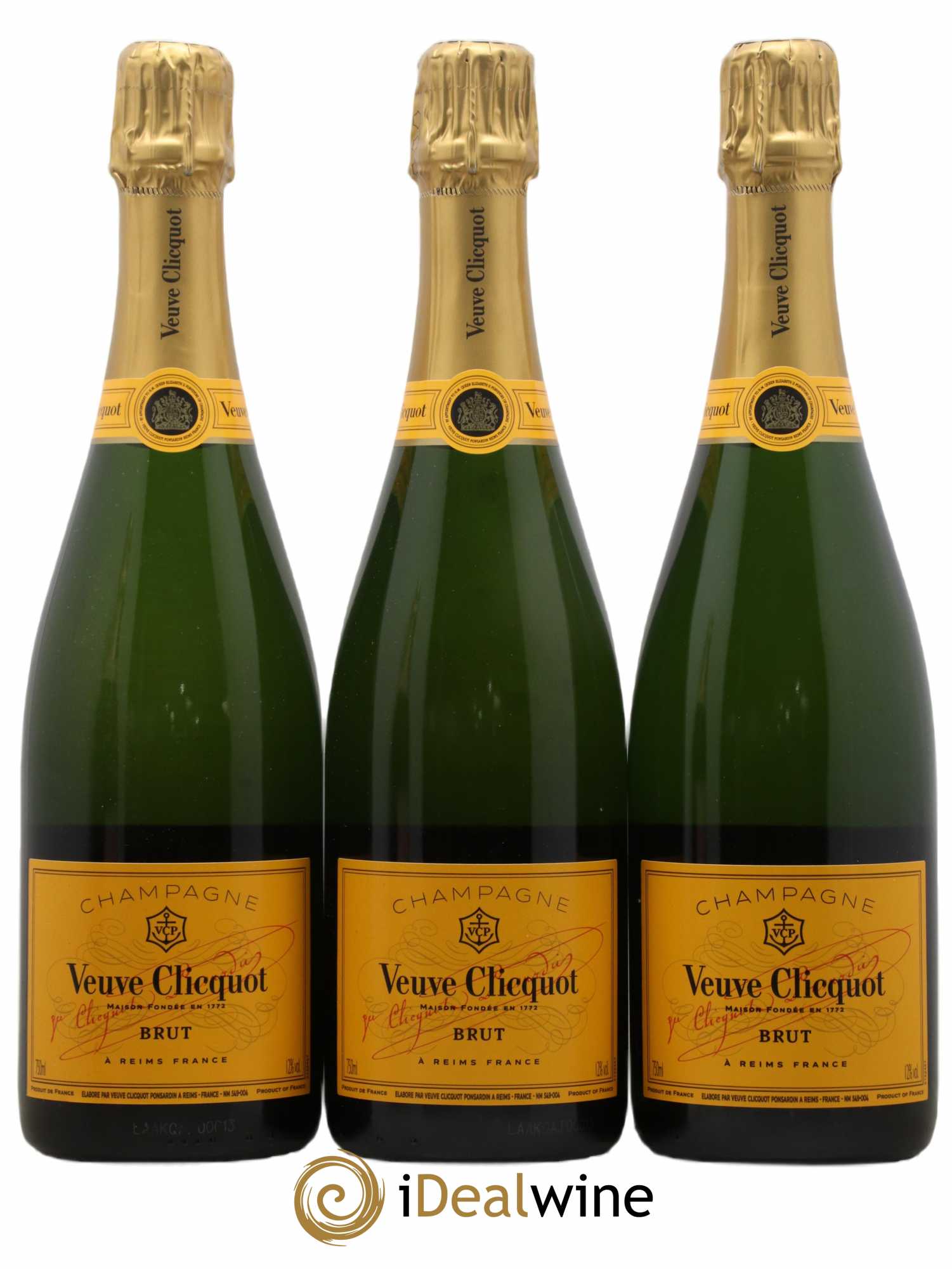 Carte Jaune Brut Veuve Clicquot - Lot de 3 bouteilles - 0