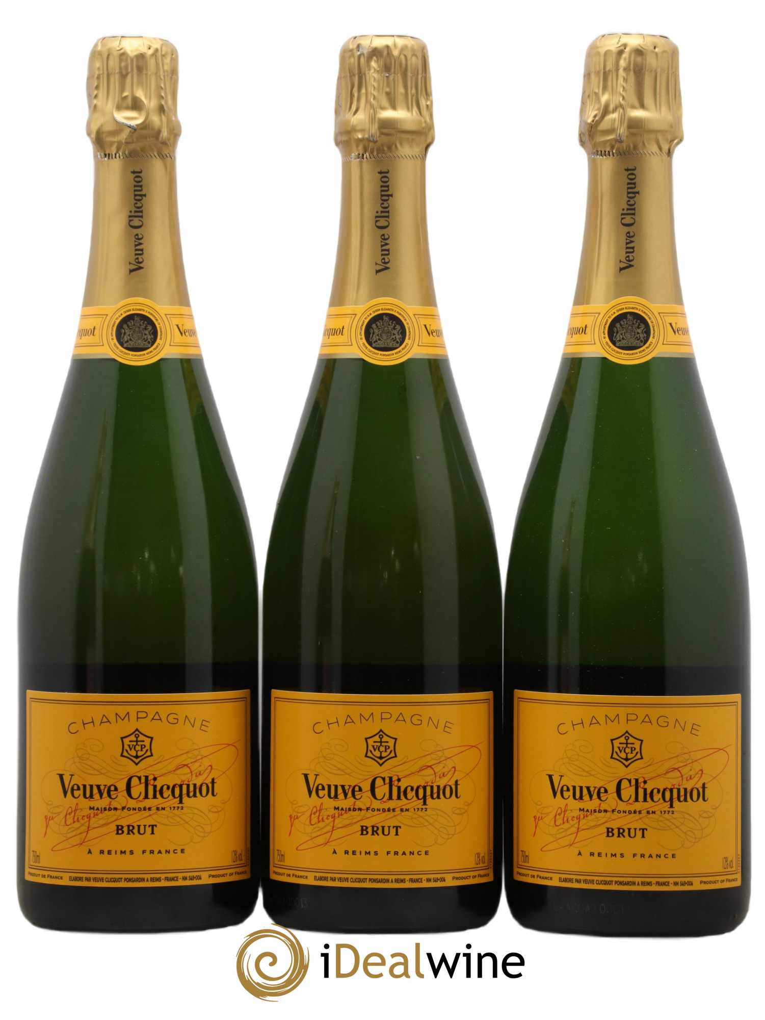 Carte Jaune Brut Veuve Clicquot - Lot de 3 bouteilles - 0