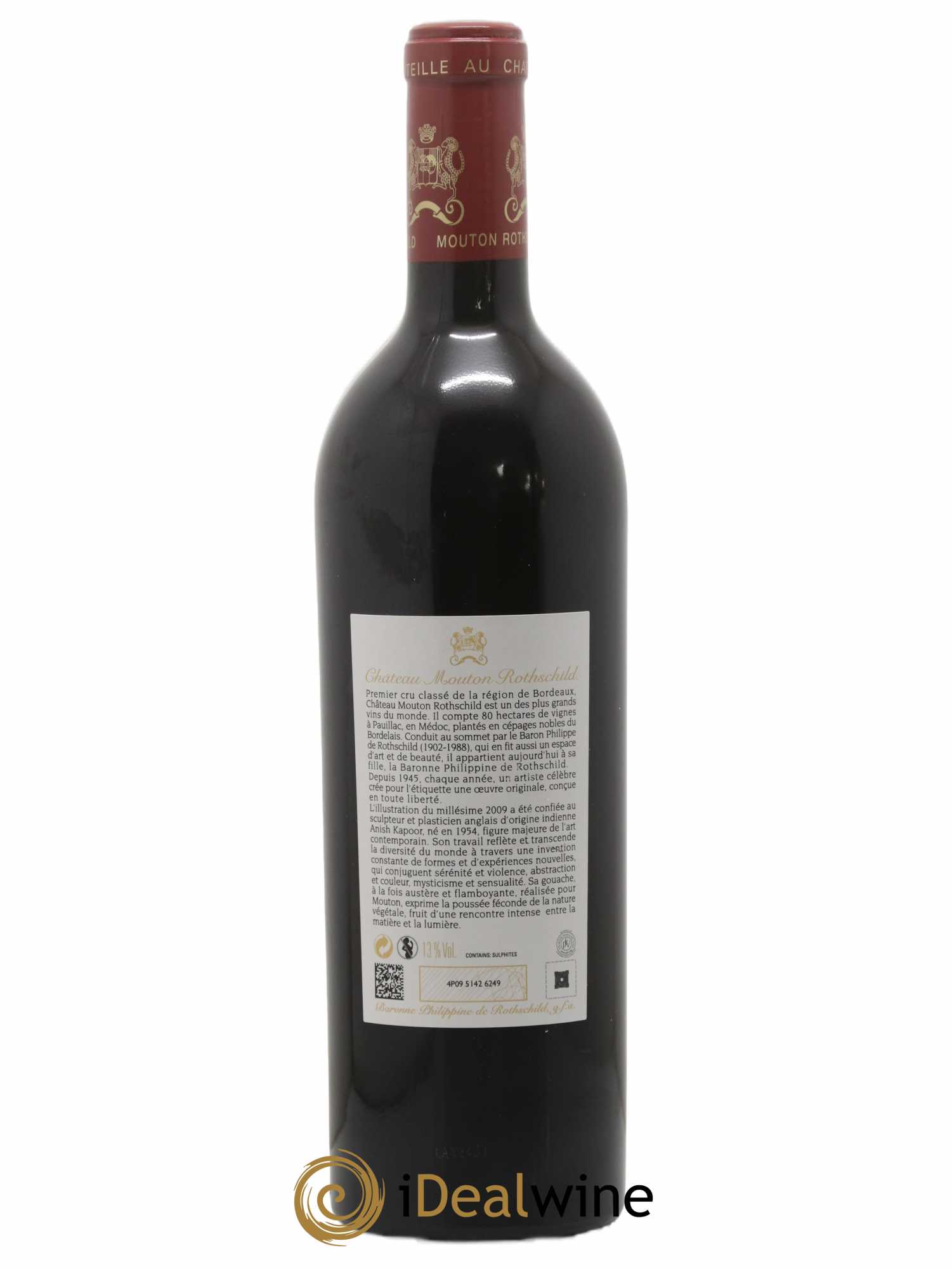 Château Mouton Rothschild 1er Grand Cru Classé 2009 - Lot of 1 bottle - 1