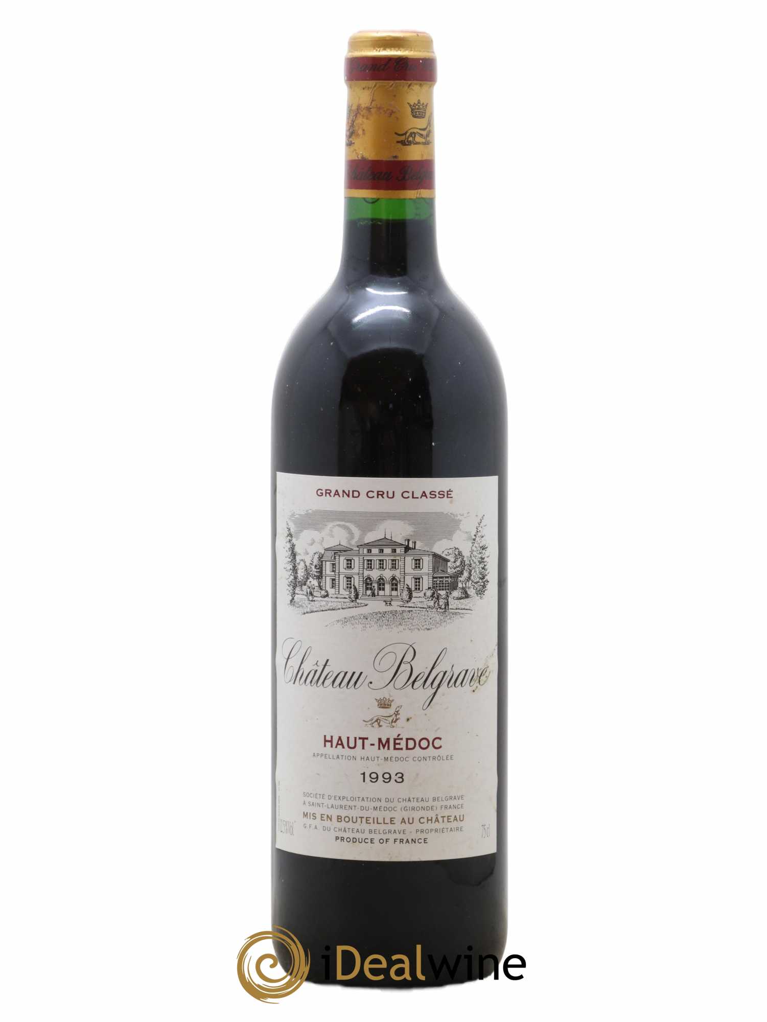 Château Belgrave 5ème Grand Cru Classé 1993 - Lot of 1 bottle - 0