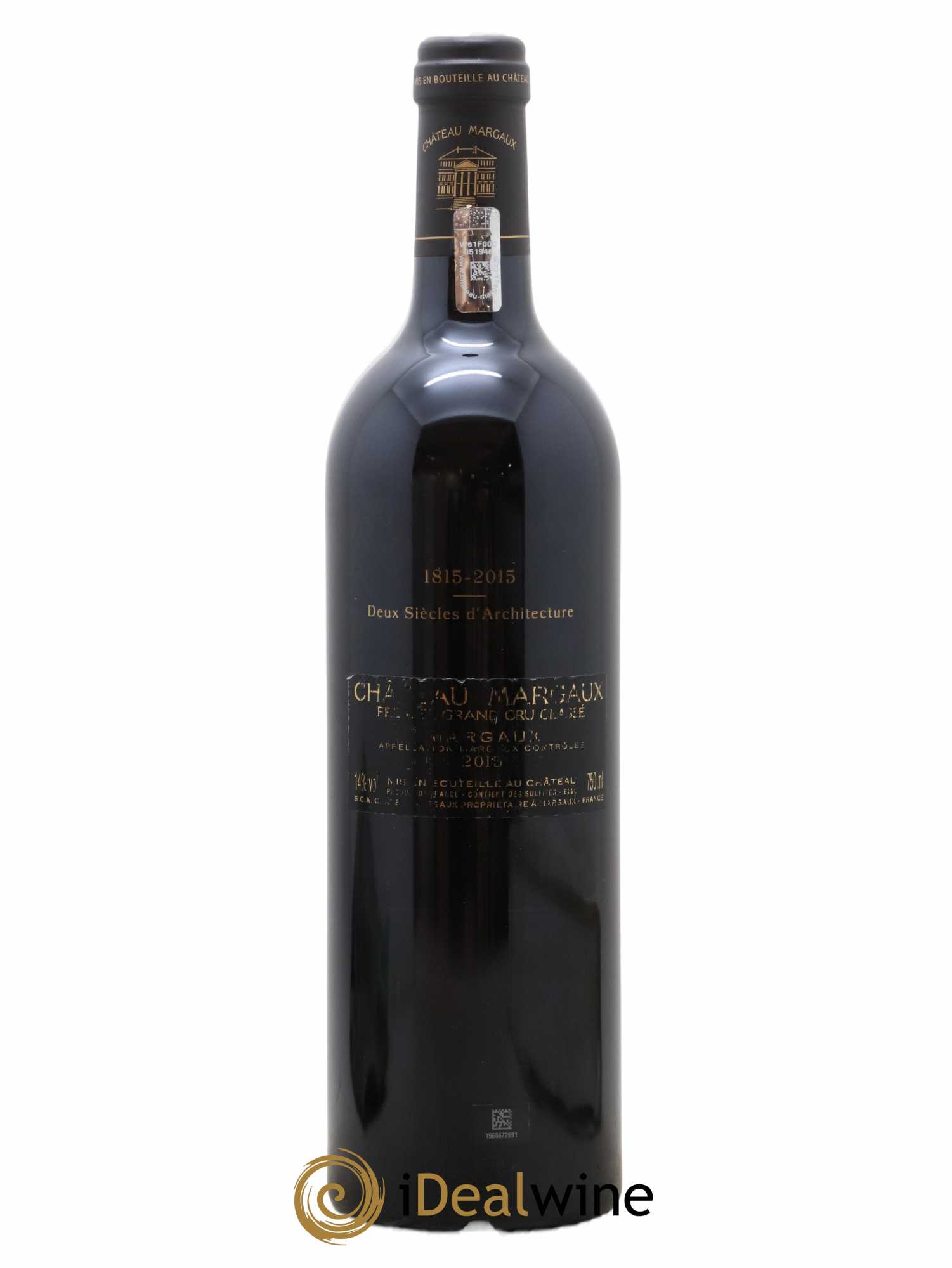 Château Margaux 1er Grand Cru Classé 2015 - Lot de 1 bouteille - 1