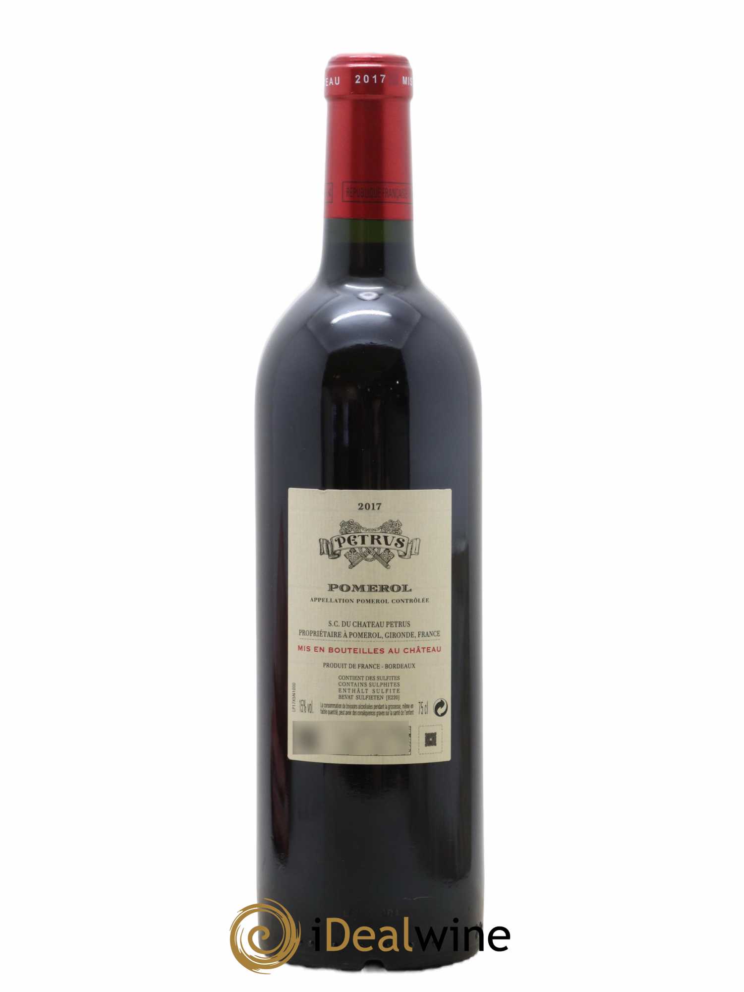 Petrus 2017 - Lot de 1 bouteille - 1