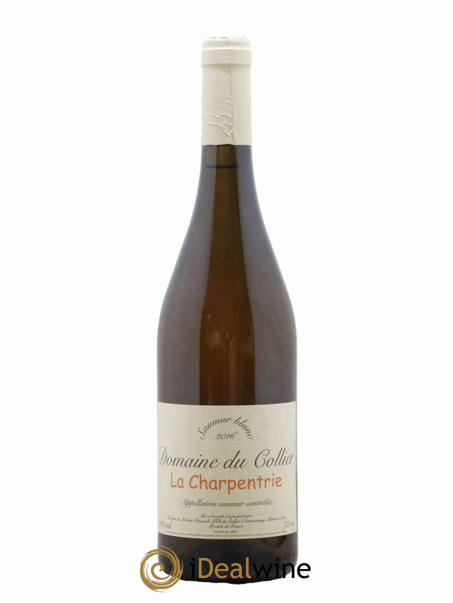 Saumur La Charpentrie Domaine du Collier 2016 - Lot de 1 bouteille - 0