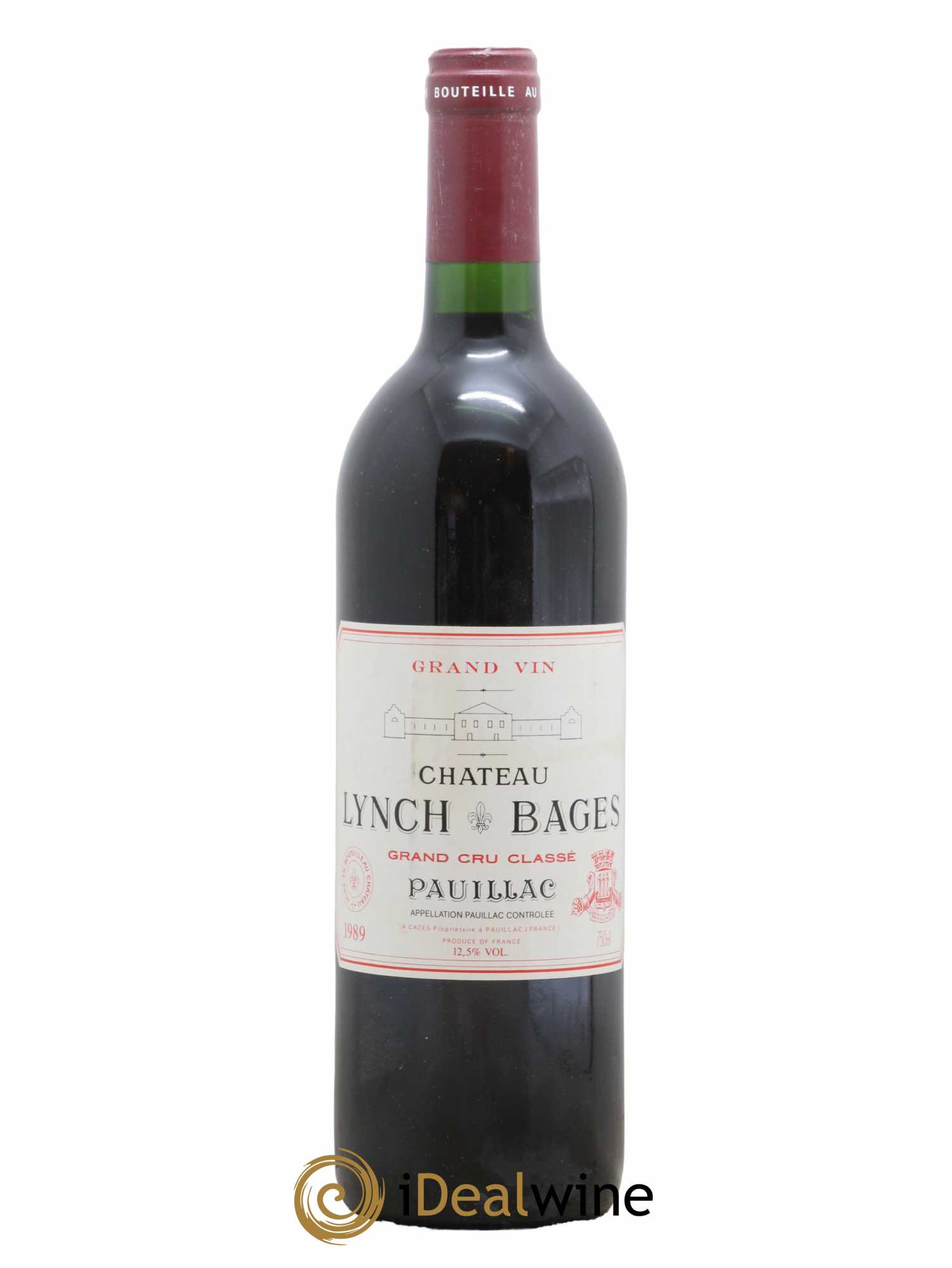 Château Lynch Bages 5ème Grand Cru Classé 1989 - Lot de 1 bouteille - 0