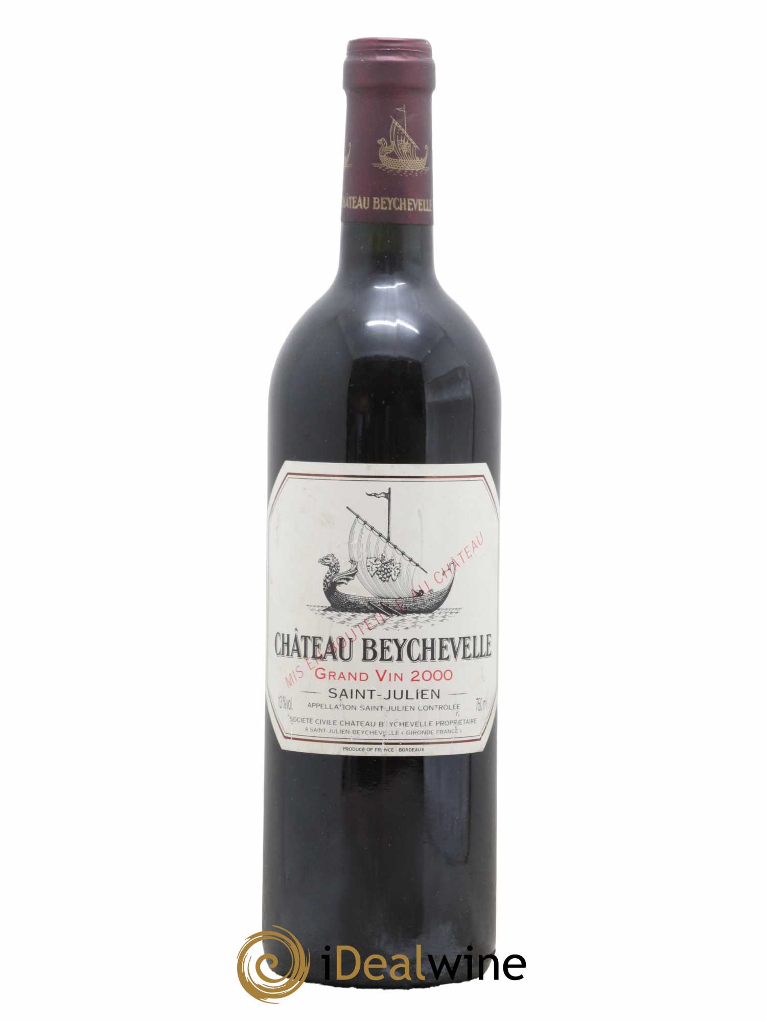 Château Beychevelle 4ème Grand Cru Classé 2000 - Lot de 1 bouteille - 0