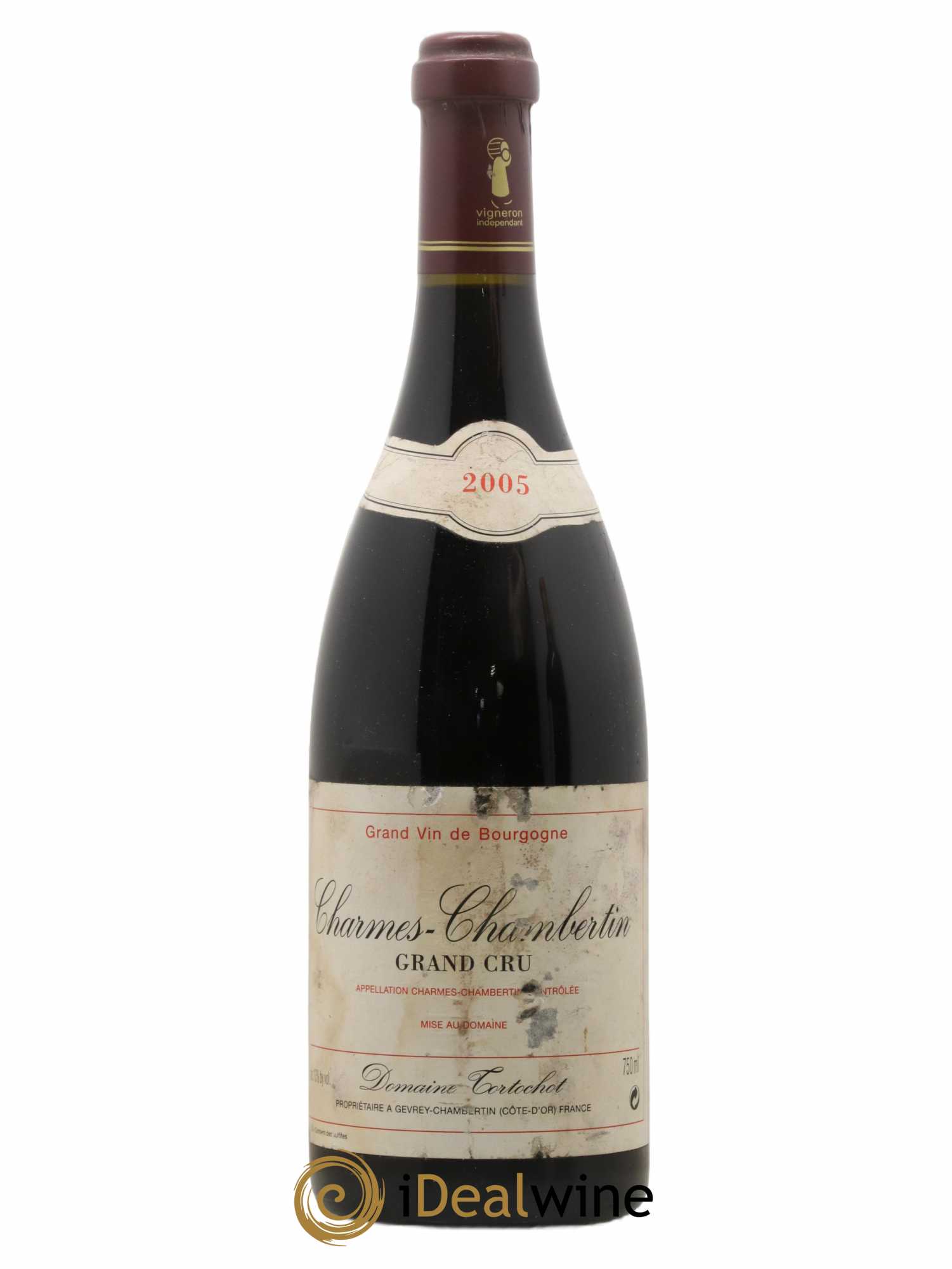 Charmes-Chambertin Grand Cru Tortochot (Domaine) 2005 - Lot de 1 bouteille - 0