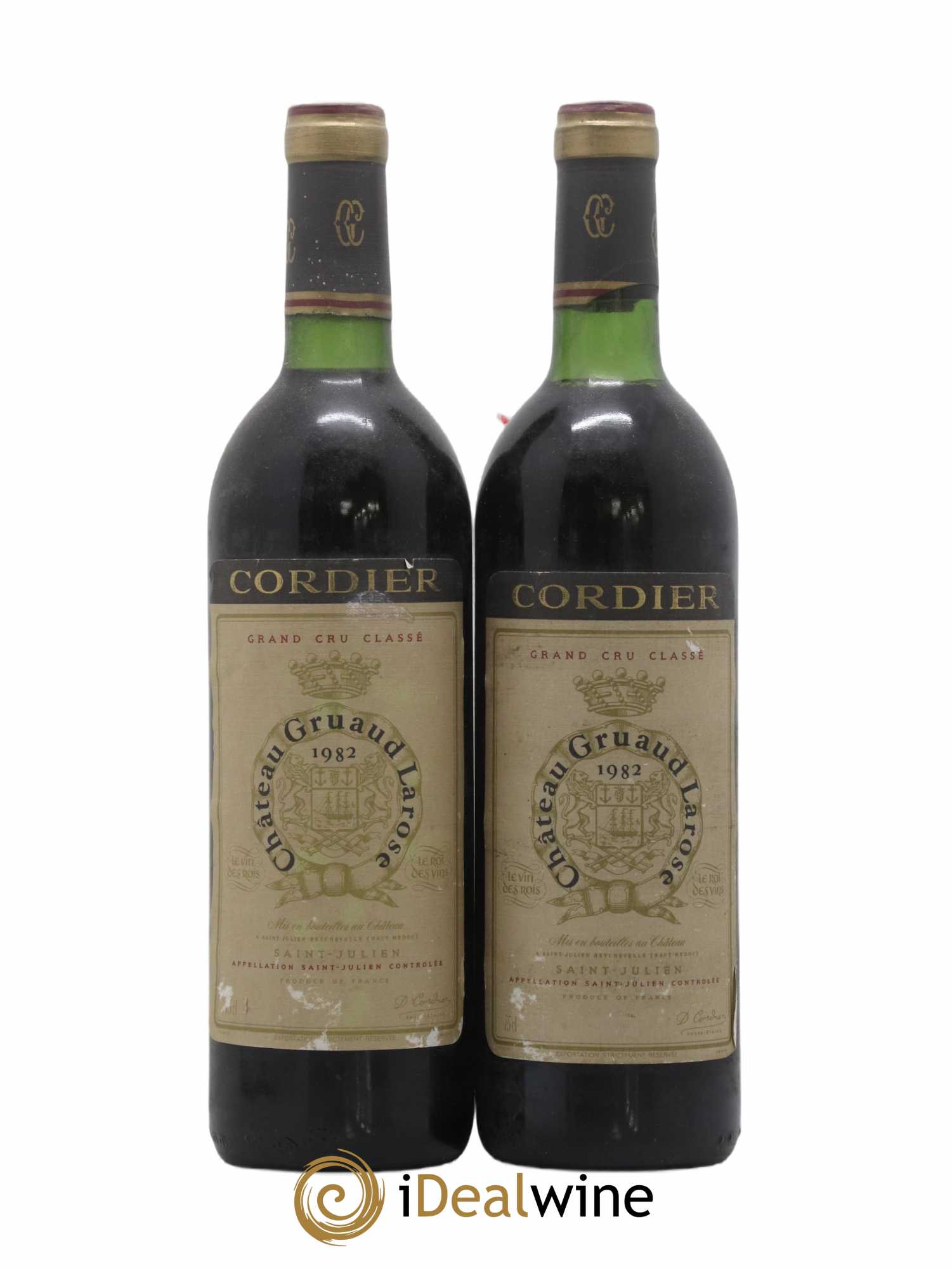 Château Gruaud Larose 2ème Grand Cru Classé 1982 - Lot de 2 bouteilles - 0