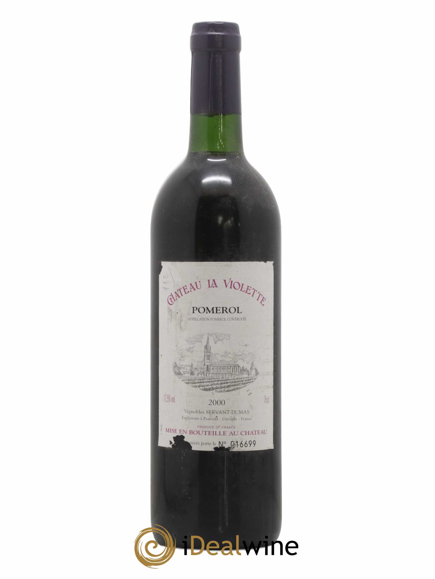Château la Violette 2000 - Posten von 1 Flasche - 0