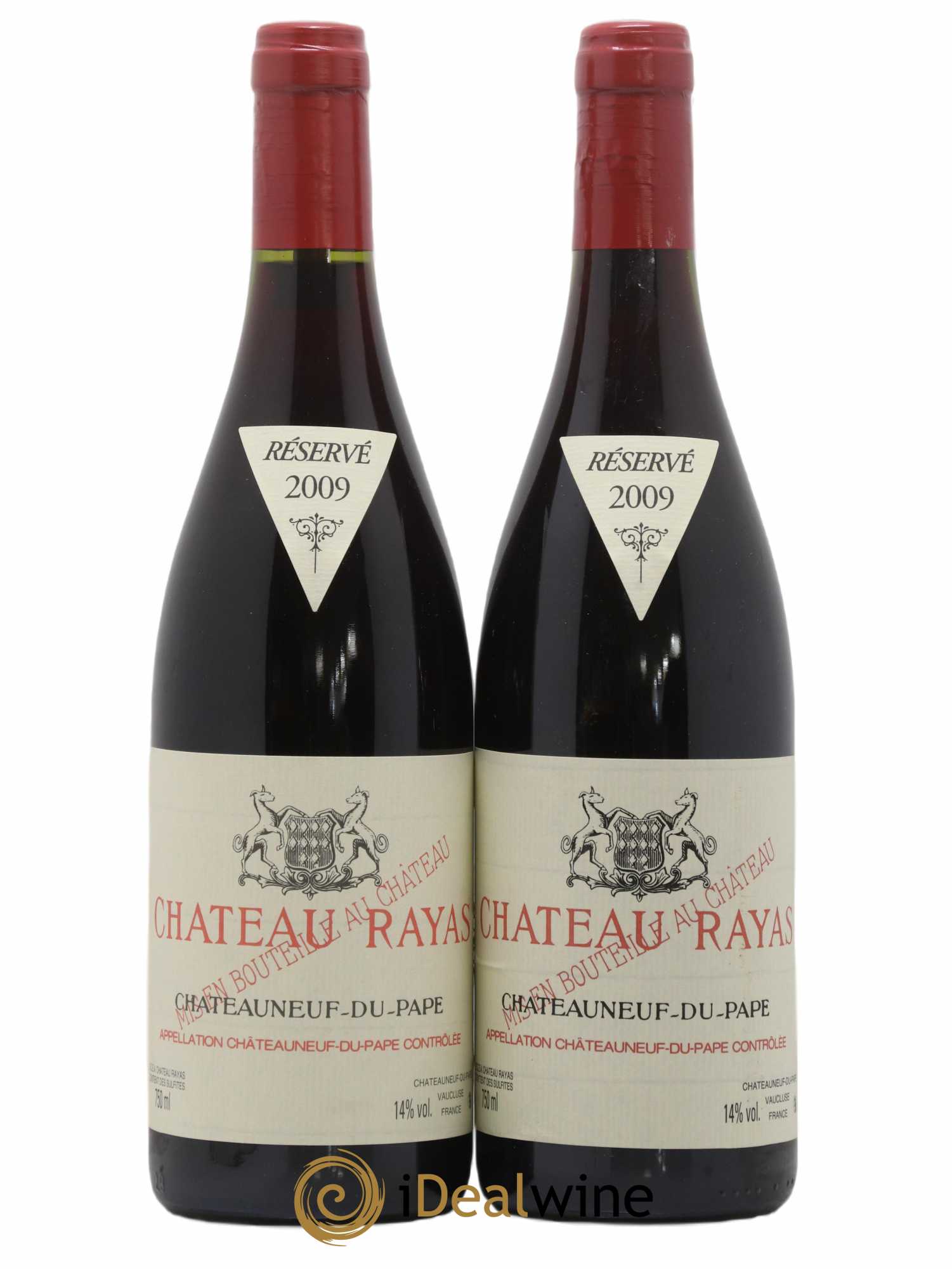Châteauneuf-du-Pape Château Rayas Emmanuel Reynaud 2009 - Lot de 2 bouteilles - 0