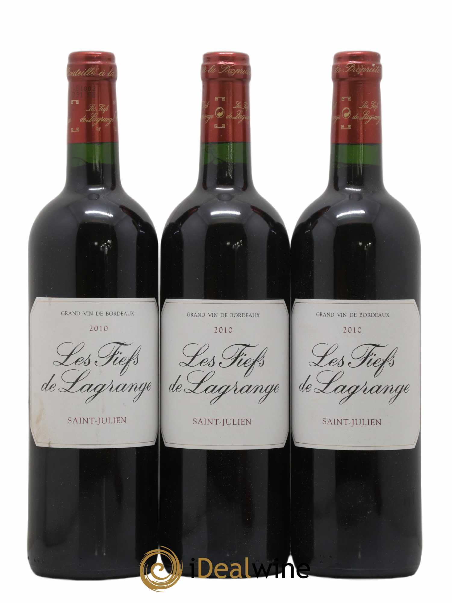 Les Fiefs de Lagrange Second Vin 2010 - Lot de 3 bouteilles - 0