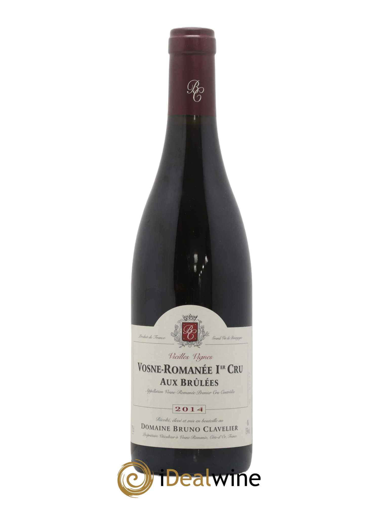 Vosne-Romanée 1er Cru Aux Brulées Vieilles Vignes Bruno Clavelier 2014 - Lot de 1 bouteille - 0