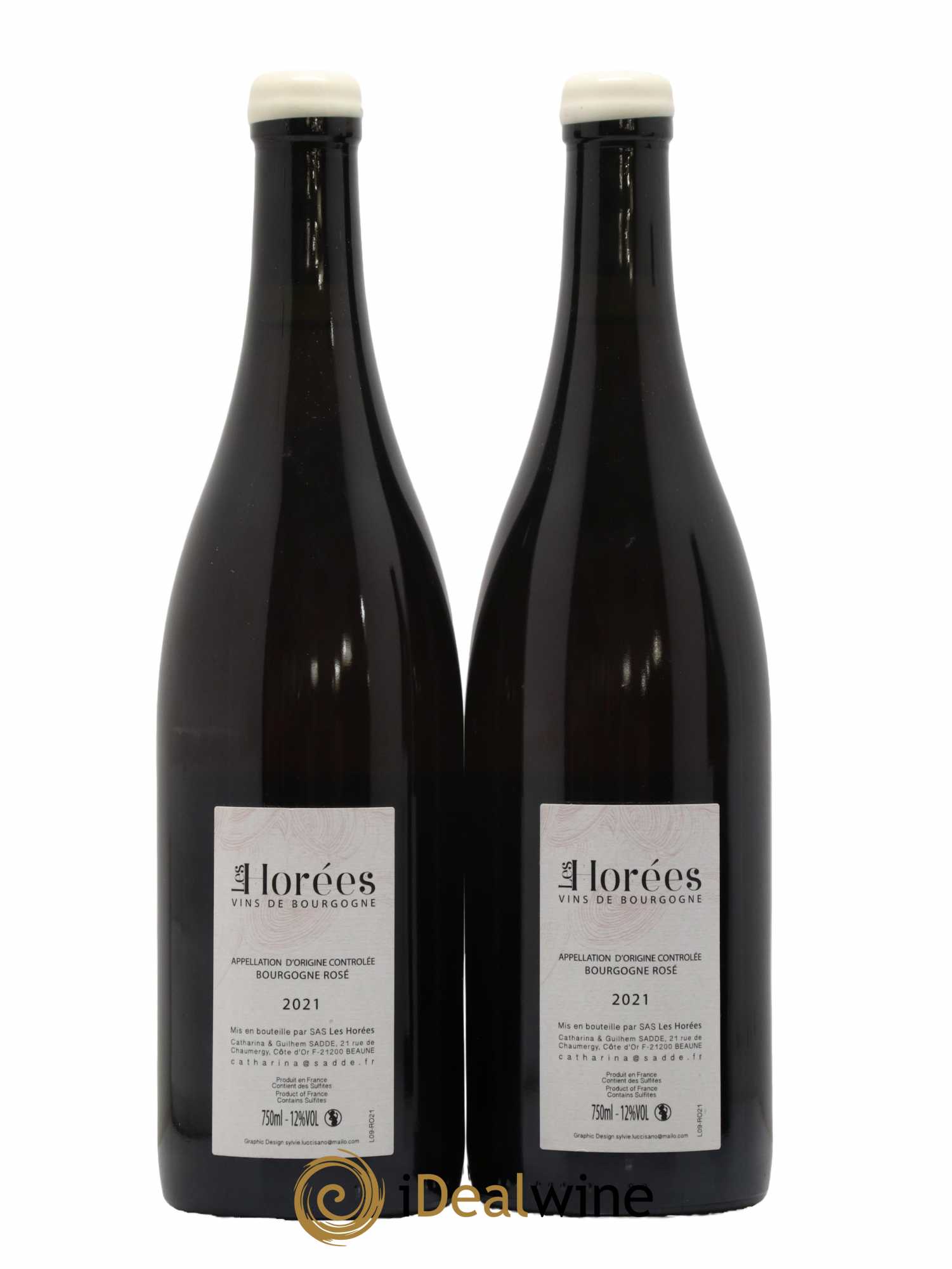 Bourgogne Rosé Bonheur Les Horées 2021 - Lot de 2 bouteilles - 1