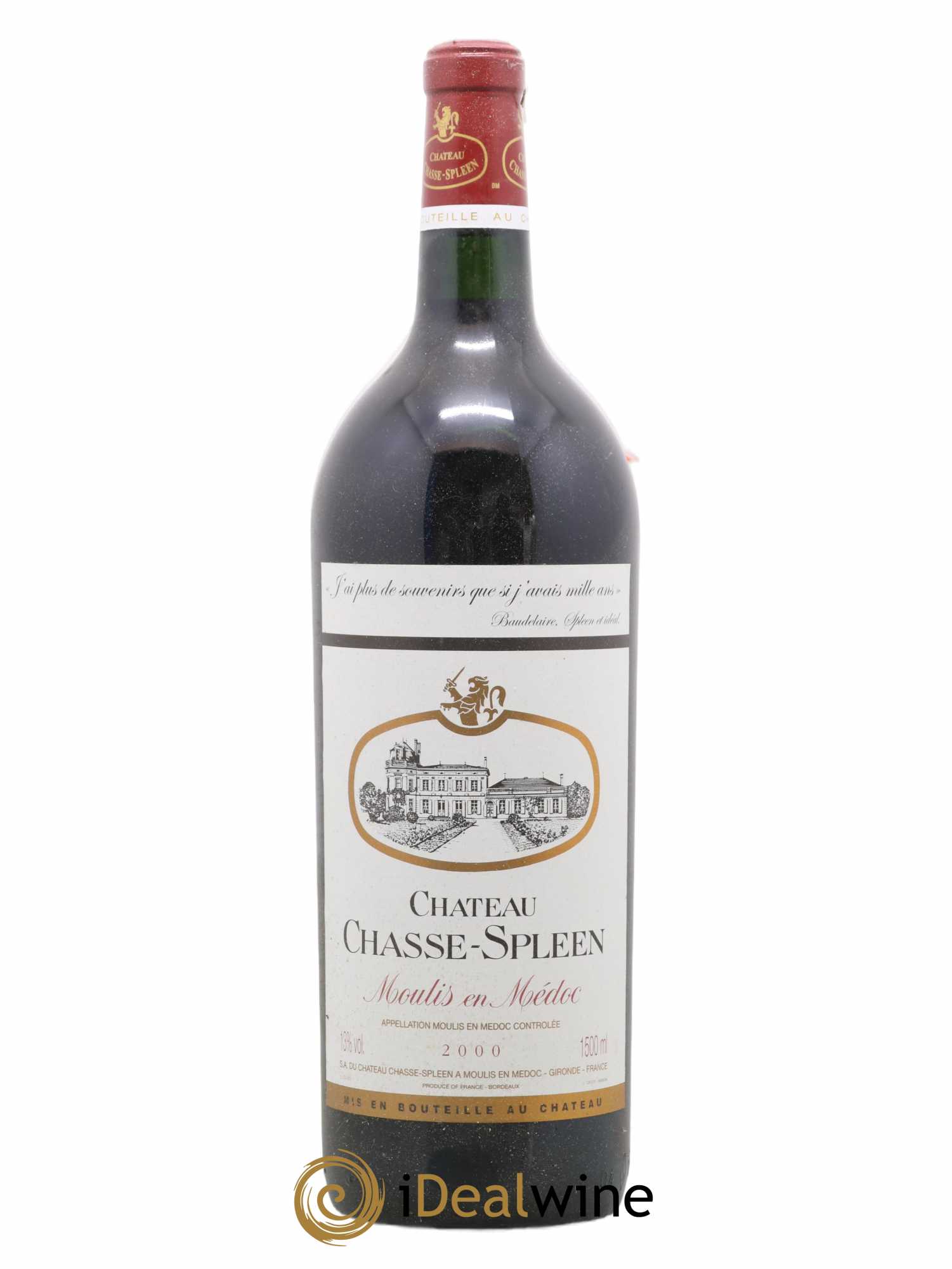 Château Chasse Spleen 2000 - Lot de 1 magnum - 0