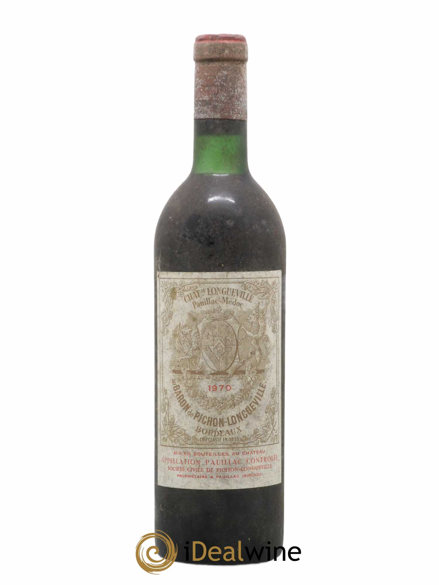 Pichon Longueville Baron 2ème Grand Cru Classé 1970 - Lot de 1 bouteille - 0