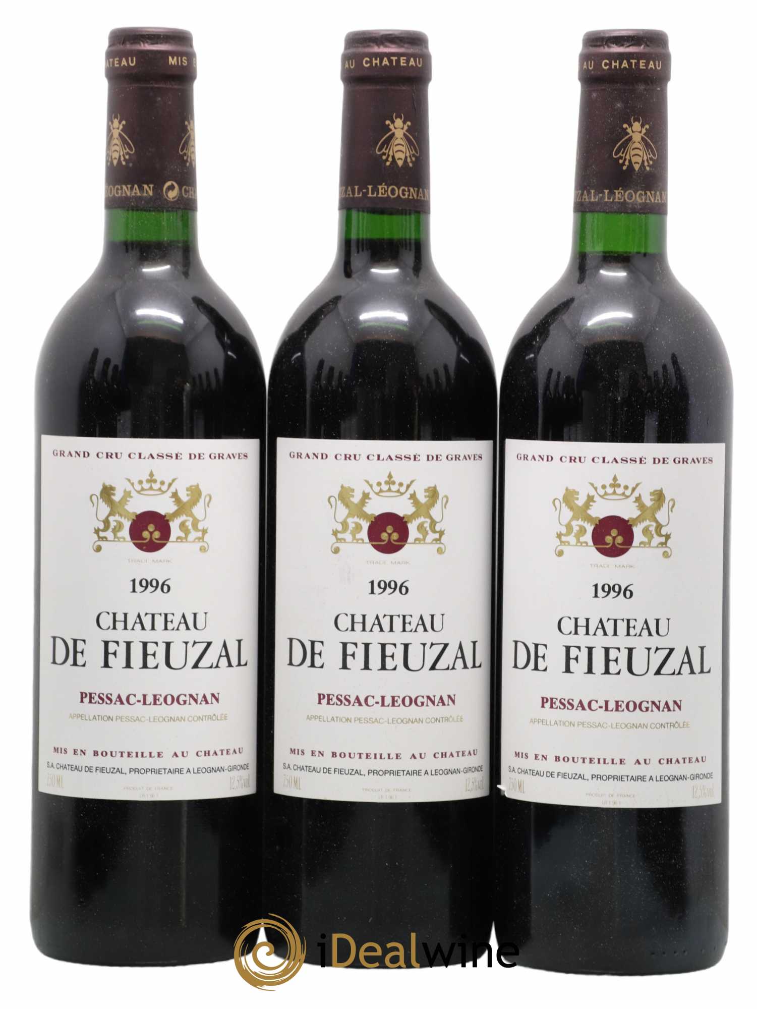 Château de Fieuzal Cru Classé de Graves 1996 - Lot de 12 bouteilles - 1