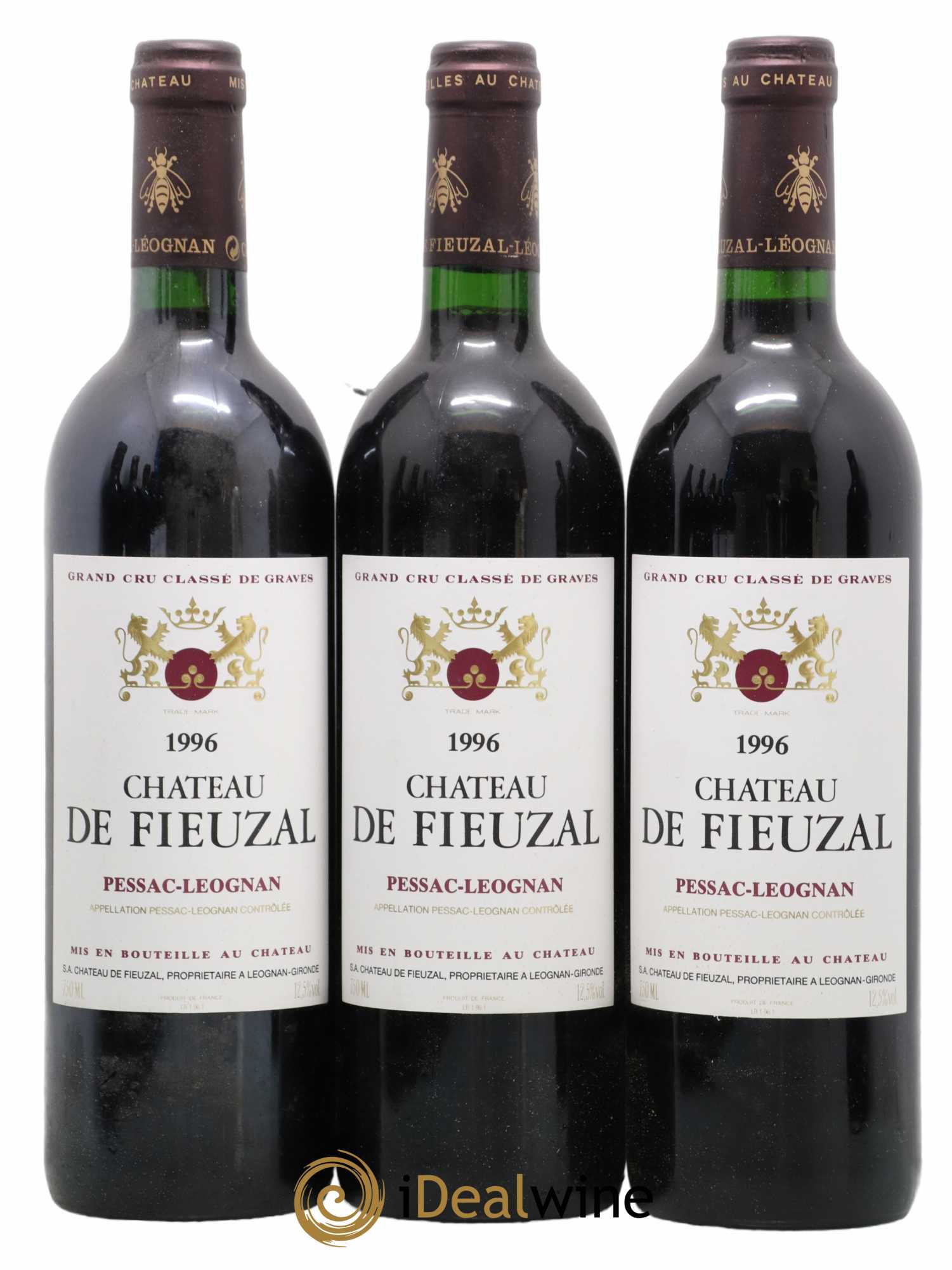 Château de Fieuzal Cru Classé de Graves 1996 - Lot de 12 bouteilles - 2