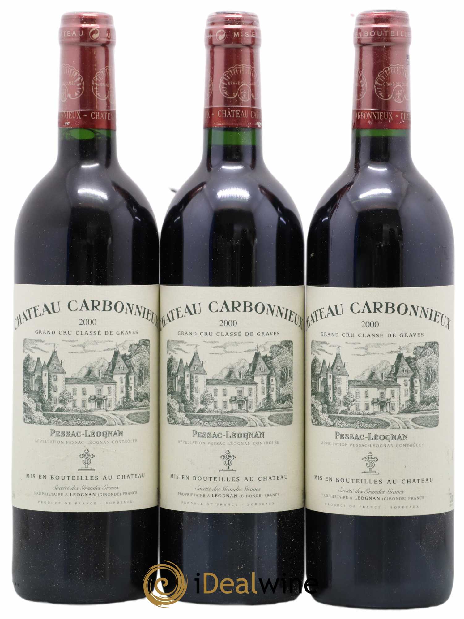 Château Carbonnieux Cru Classé de Graves 2000 - Lot of 12 bottles - 3