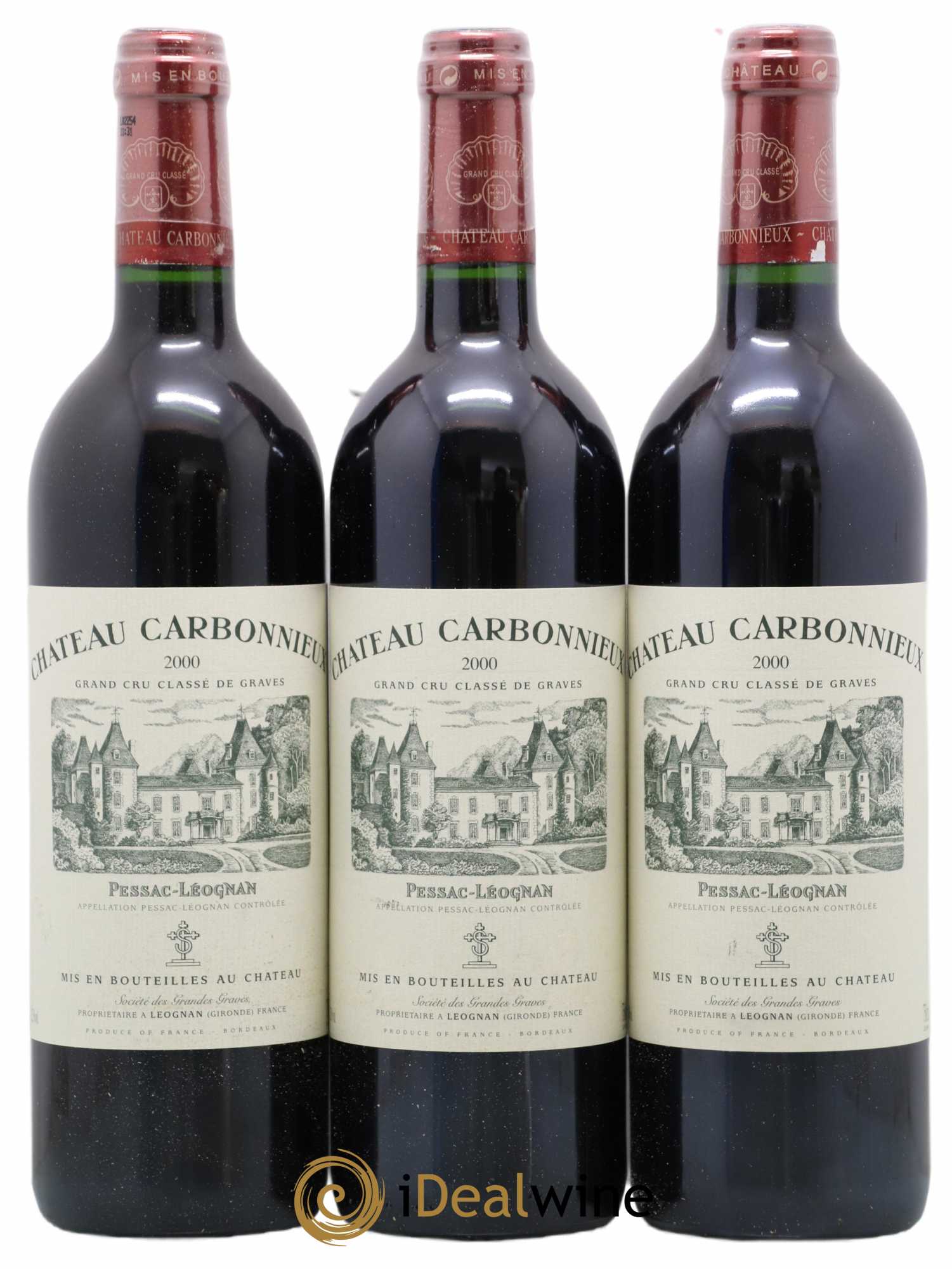 Château Carbonnieux Cru Classé de Graves 2000 - Lot of 12 bottles - 4