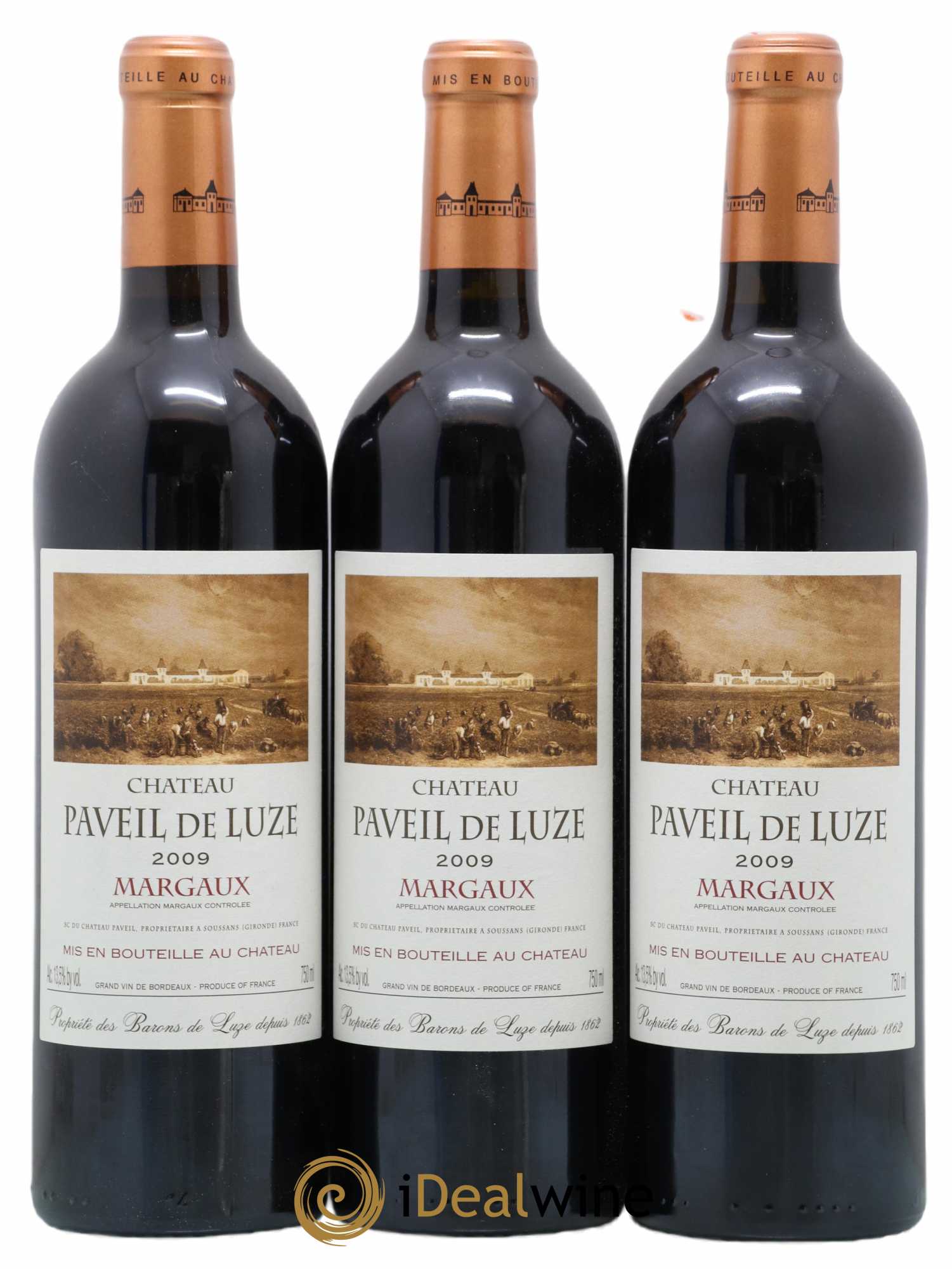 Château Paveil de Luze Cru Bourgeois 2009 - Lot de 12 bouteilles - 2