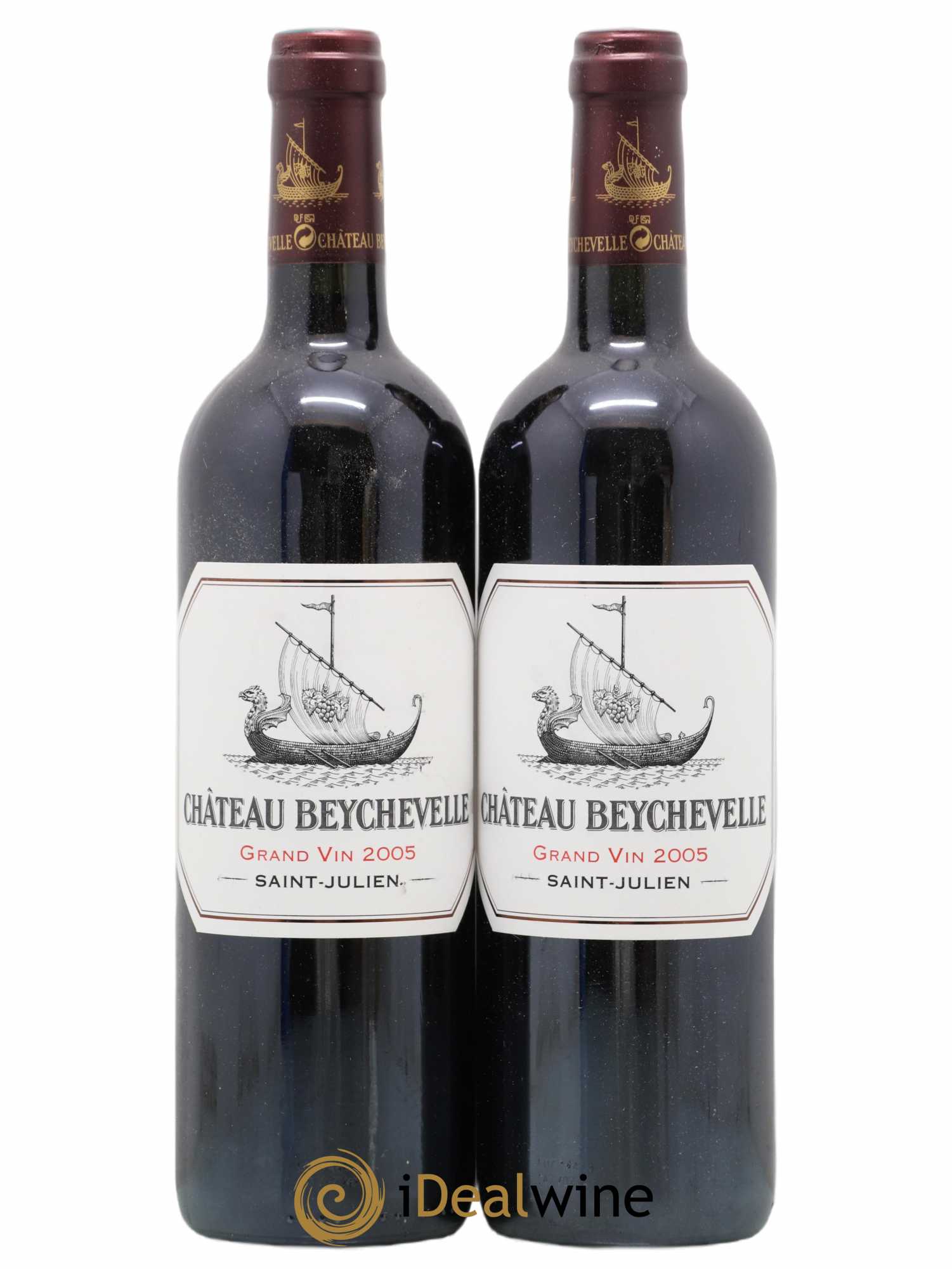 Château Beychevelle 4ème Grand Cru Classé 2005 - Lot de 2 bouteilles - 0