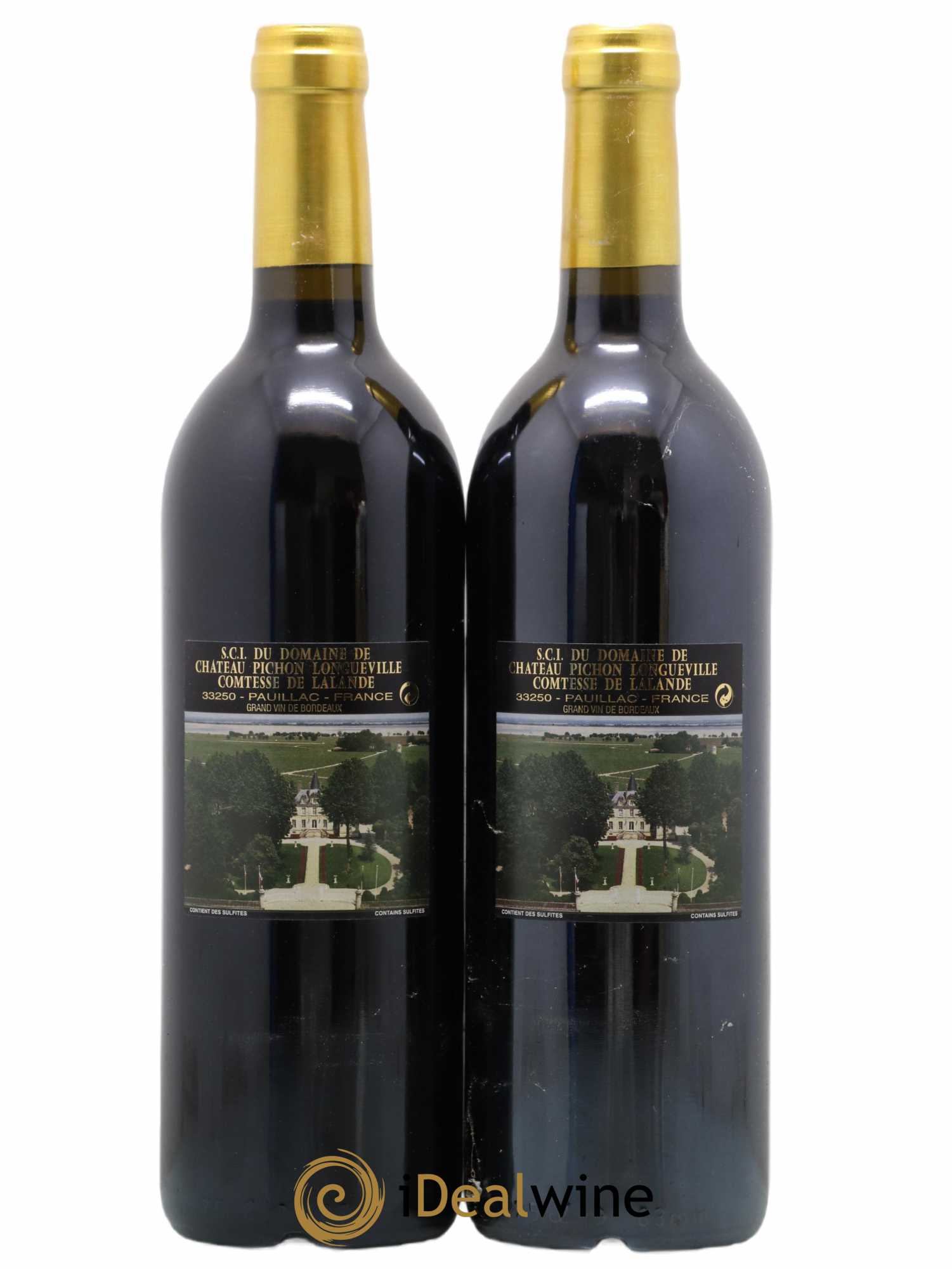 Château Pichon Longueville Comtesse de Lalande 2ème Grand Cru Classé 2003 - Lot de 2 bouteilles - 1