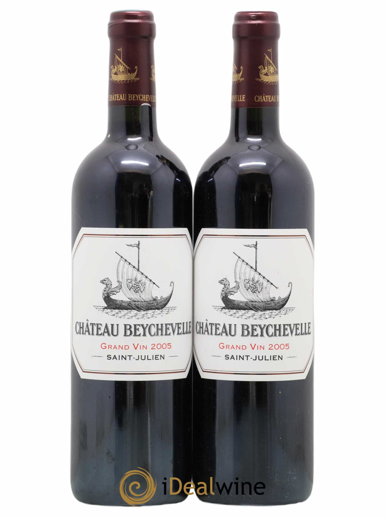 Château Beychevelle 4ème Grand Cru Classé 2005 - Lot de 2 bouteilles - 0