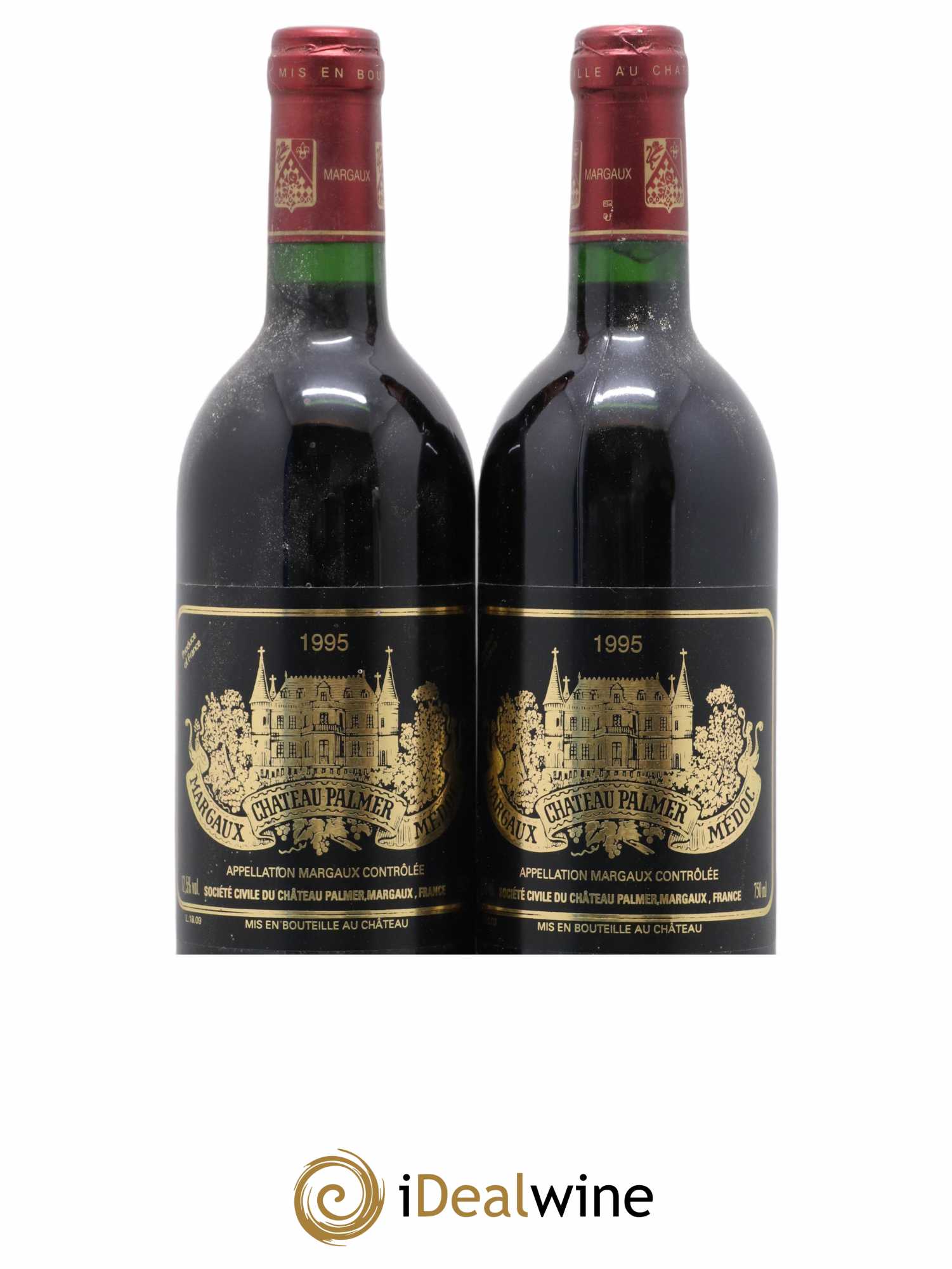 Château Palmer 3ème Grand Cru Classé 1995 - Lot de 2 bouteilles - 0