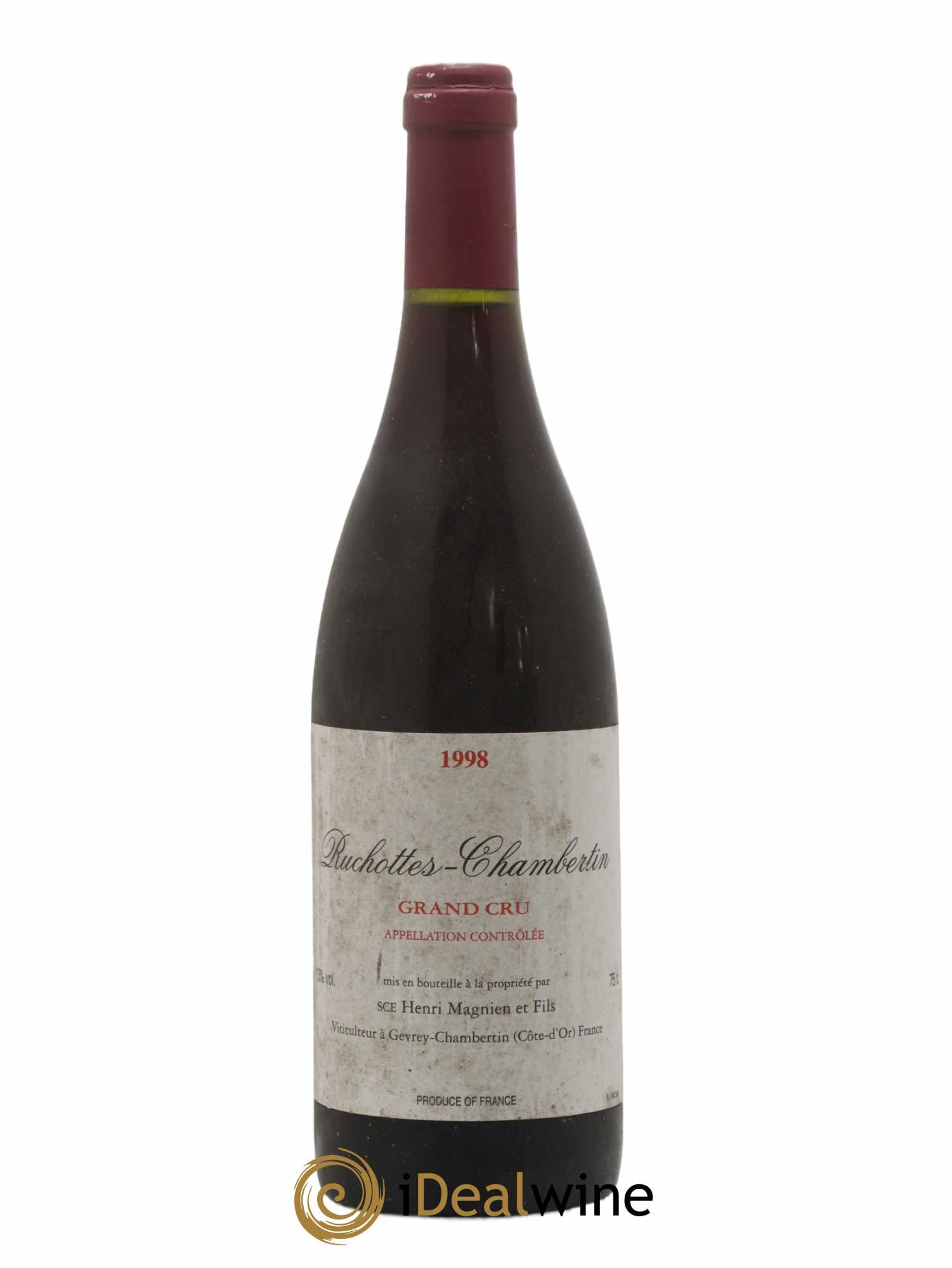 Ruchottes-Chambertin Grand Cru Henri Magnien (Domaine) 1998 - Lot de 1 bouteille - 0
