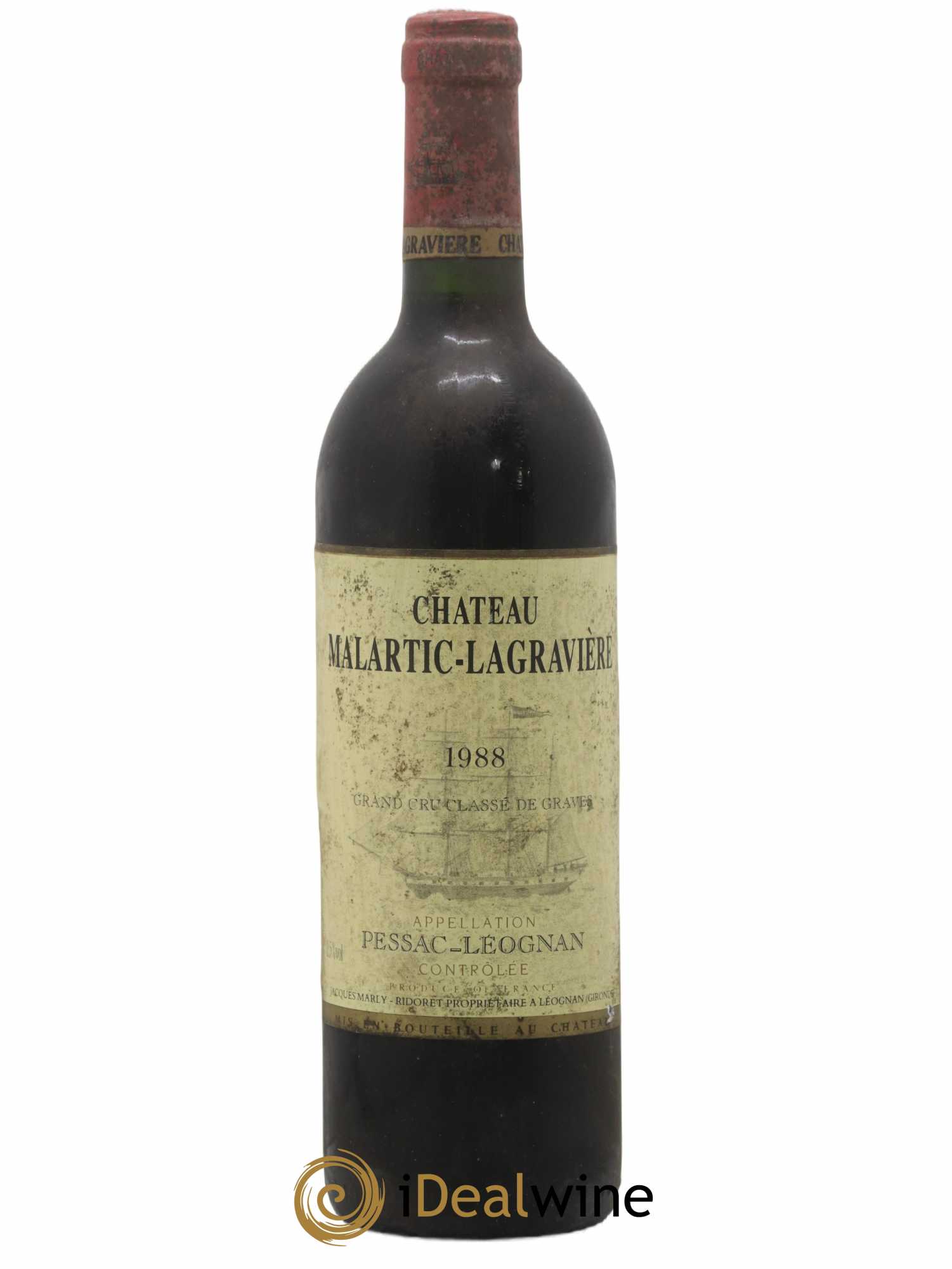 Château Malartic-Lagravière Cru Classé de Graves 1988 - Lot de 1 bouteille - 0
