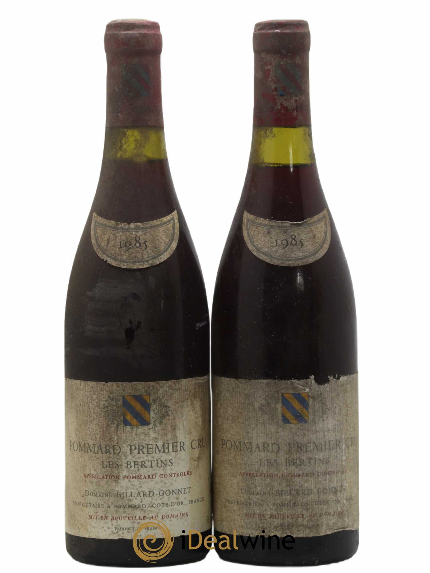 Pommard 1er Cru Les Bertins Billard Gonnet 1985 - Lot de 2 bouteilles - 0