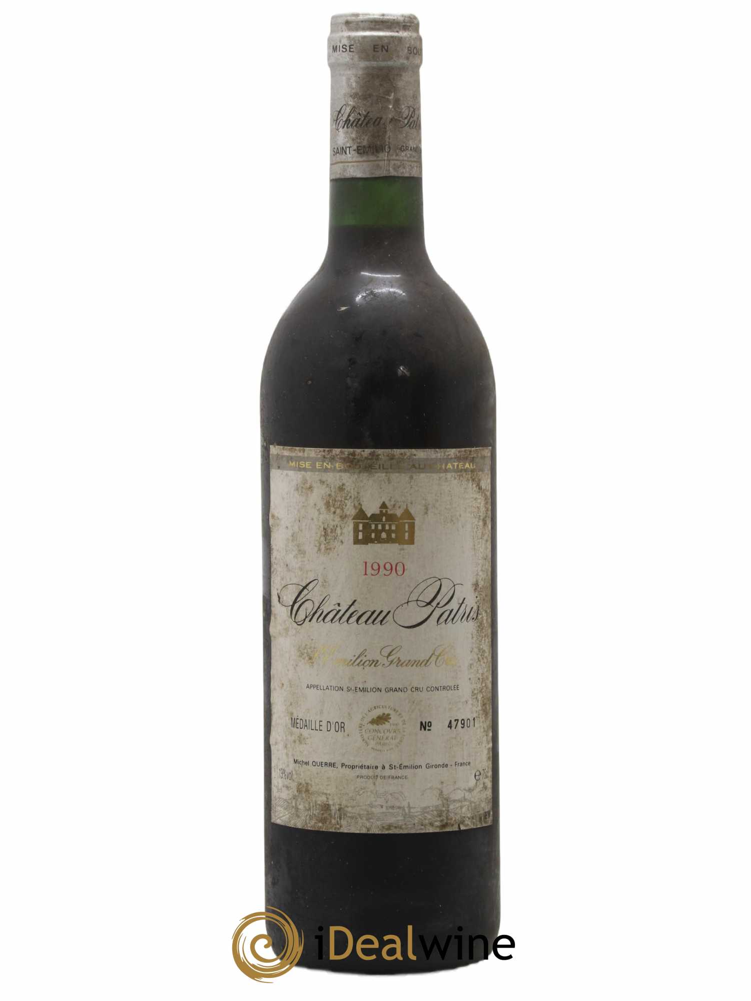 Château Patris 1990 - Lot de 1 bouteille - 0