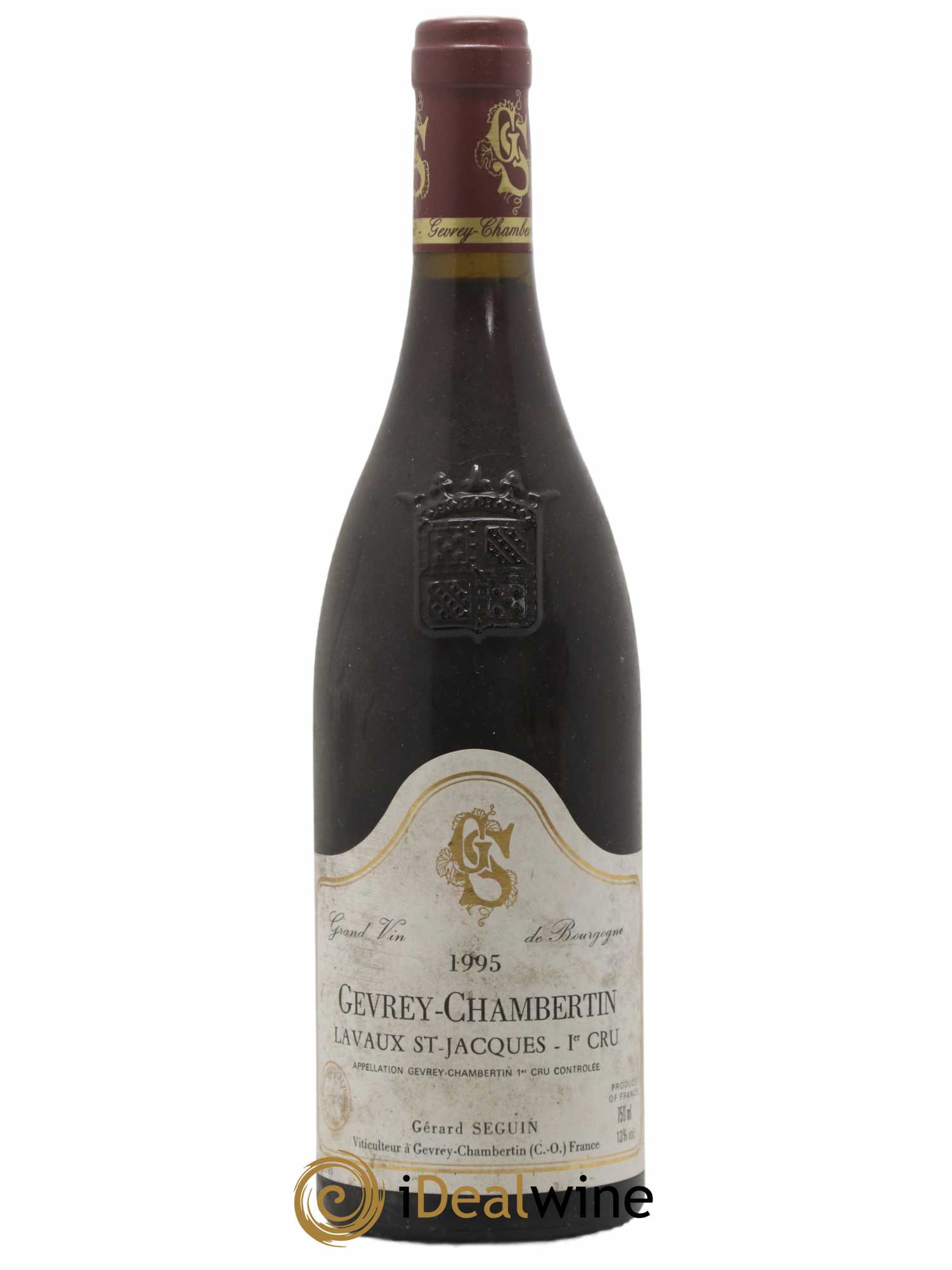 Gevrey-Chambertin 1er Cru Lavaux Saint Jacques Gerard Seguin 1995 - Lot of 1 bottle - 0