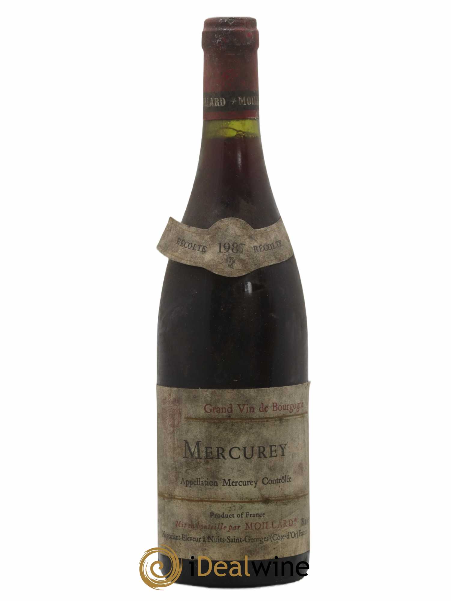 Mercurey Moillard 1987 - Lot de 1 bouteille - 0