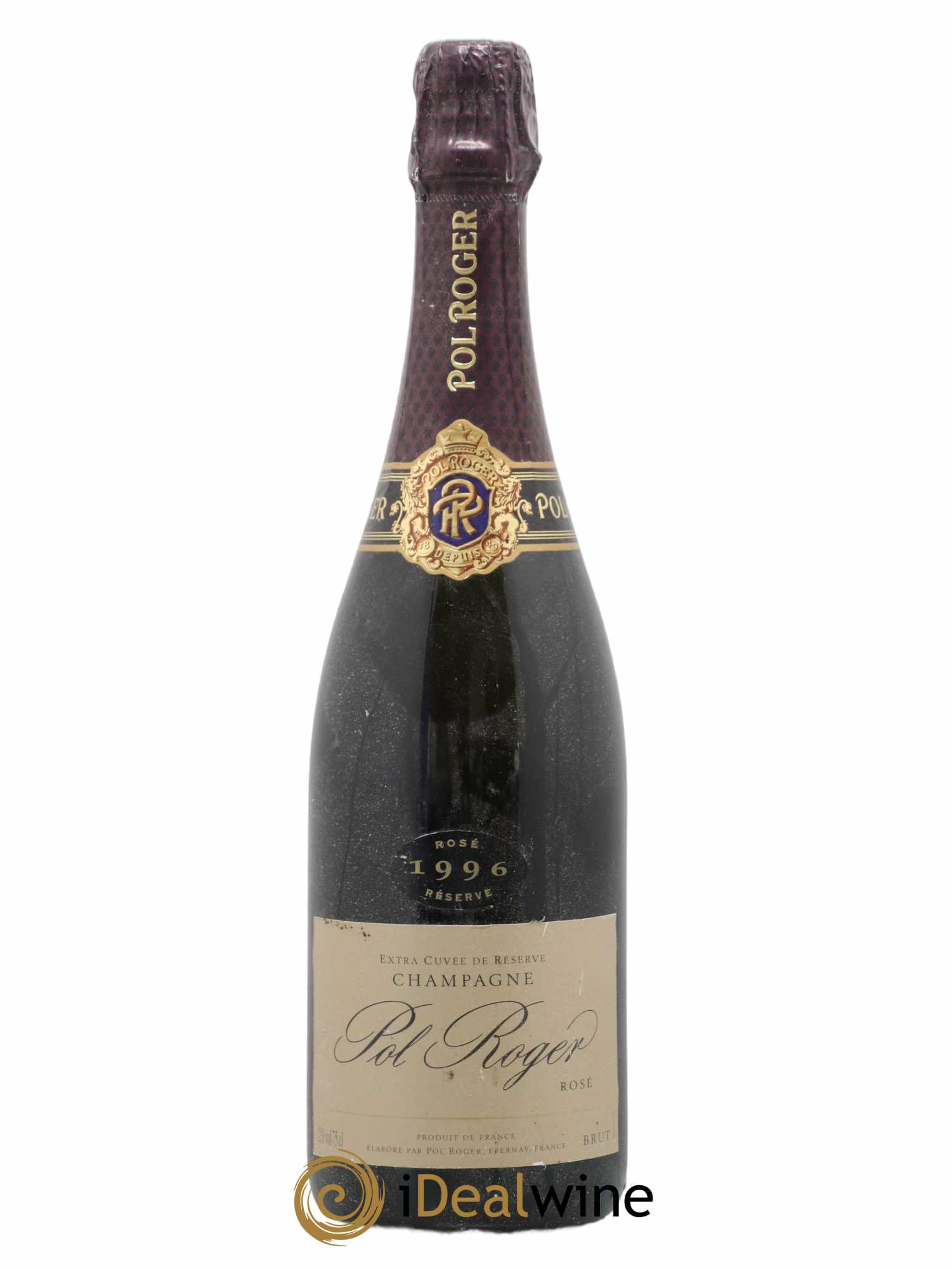 Rosé Brut Pol Roger Extra Cuvée de Réserve 1996 - Lot de 1 bouteille - 0