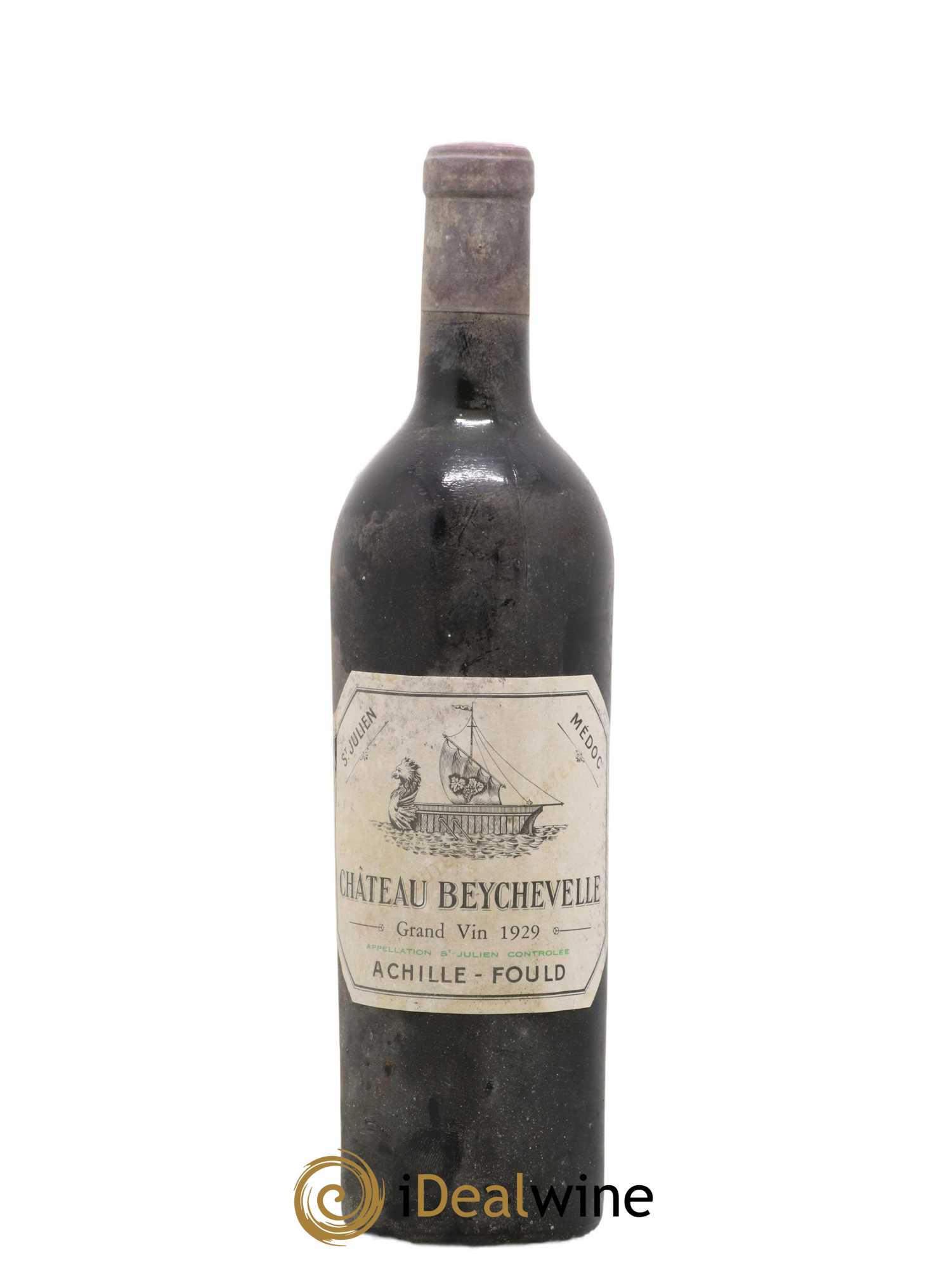 Château Beychevelle 4ème Grand Cru Classé 1929 - Lot de 1 bouteille - 0