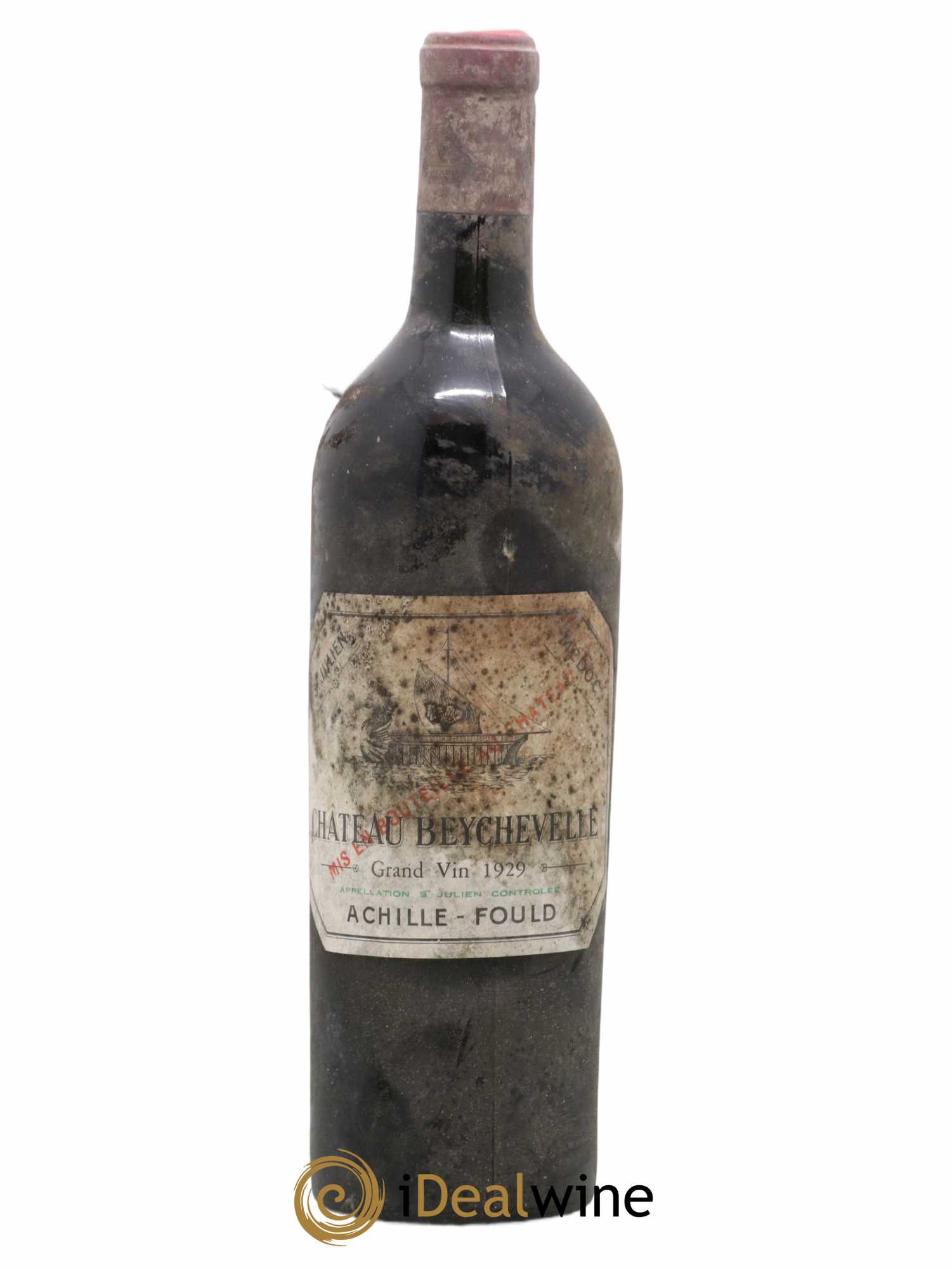 Château Beychevelle 4ème Grand Cru Classé 1929 - Lot de 1 bouteille - 0