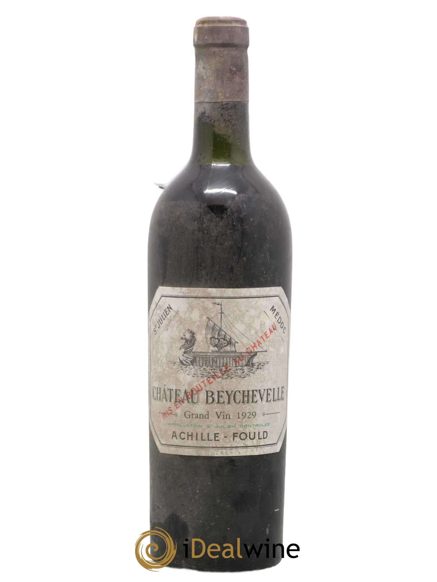 Château Beychevelle 4ème Grand Cru Classé 1929 - Lot de 1 bouteille - 0