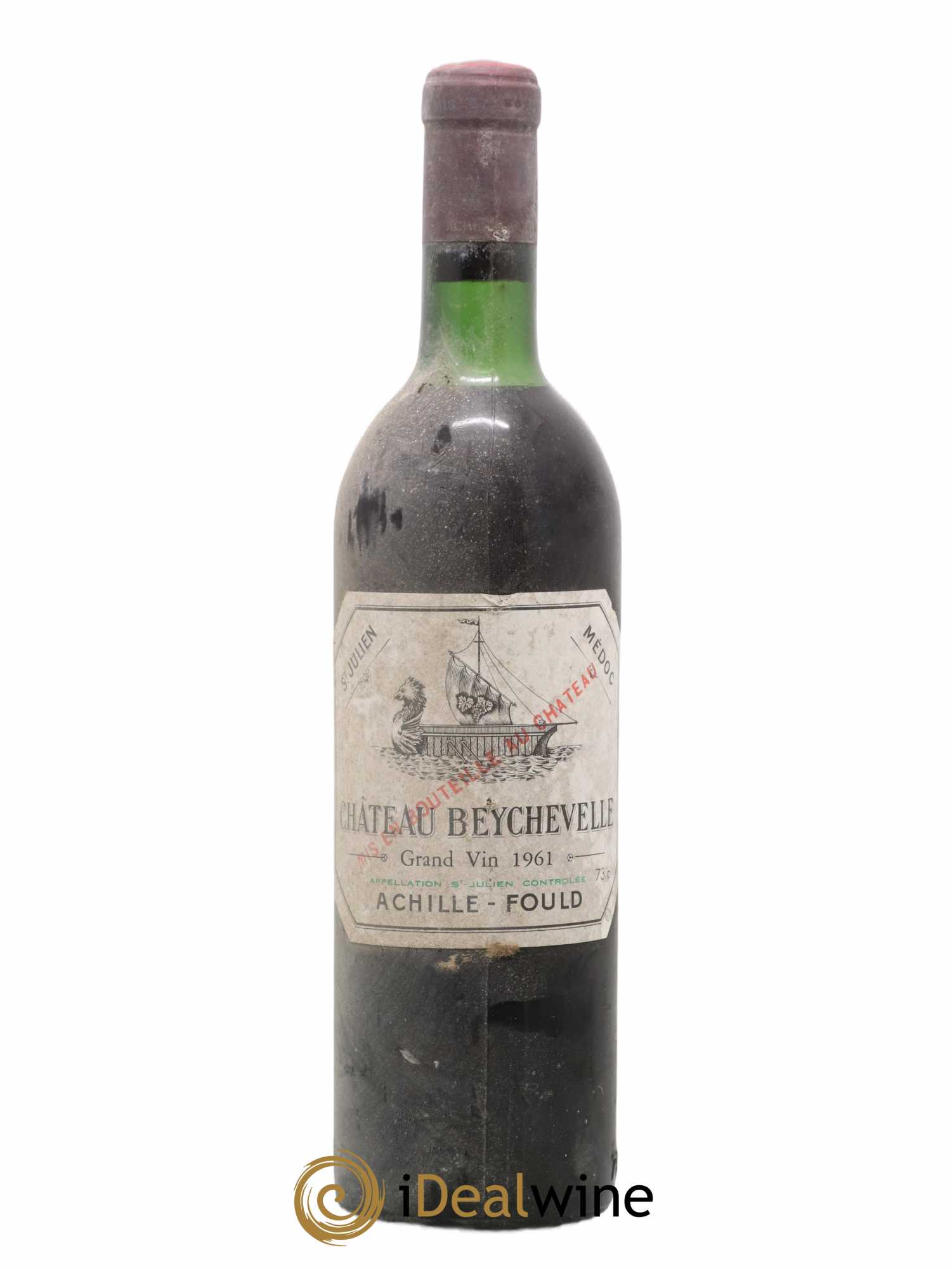 Château Beychevelle 4ème Grand Cru Classé 1961 - Lot de 1 bouteille - 0