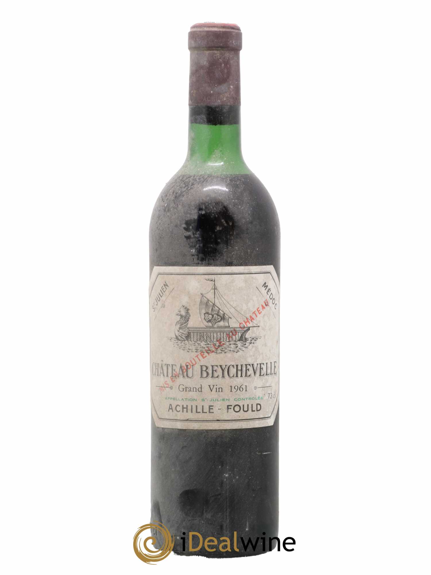 Château Beychevelle 4ème Grand Cru Classé 1961 - Lot de 1 bouteille - 0