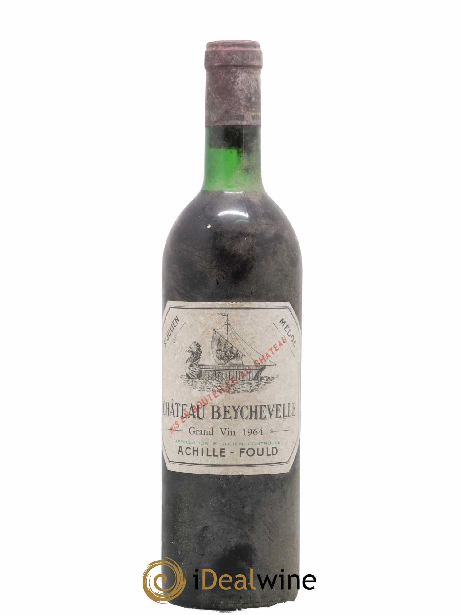 Château Beychevelle 4ème Grand Cru Classé 1964 - Lot de 1 bouteille - 0