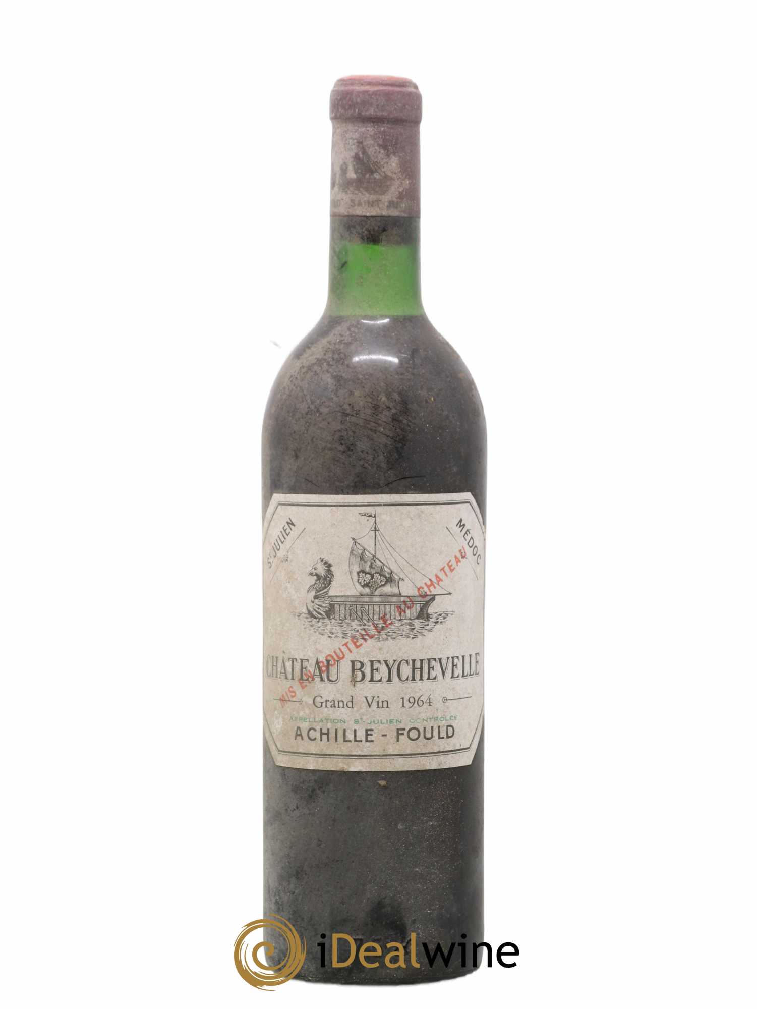 Château Beychevelle 4ème Grand Cru Classé 1964 - Lot de 1 bouteille - 0
