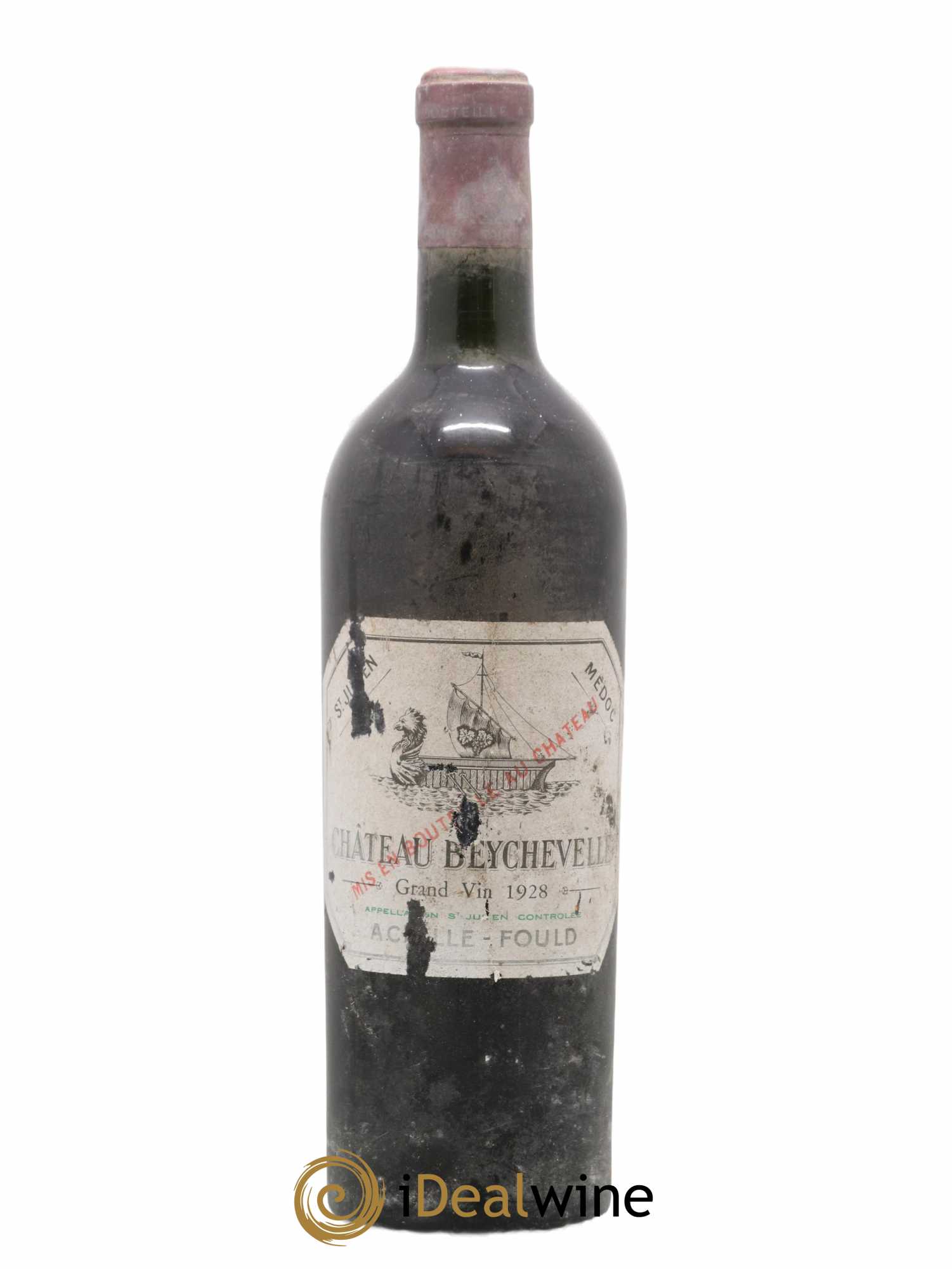Château Beychevelle 4ème Grand Cru Classé 1928 - Lot de 1 bouteille - 0