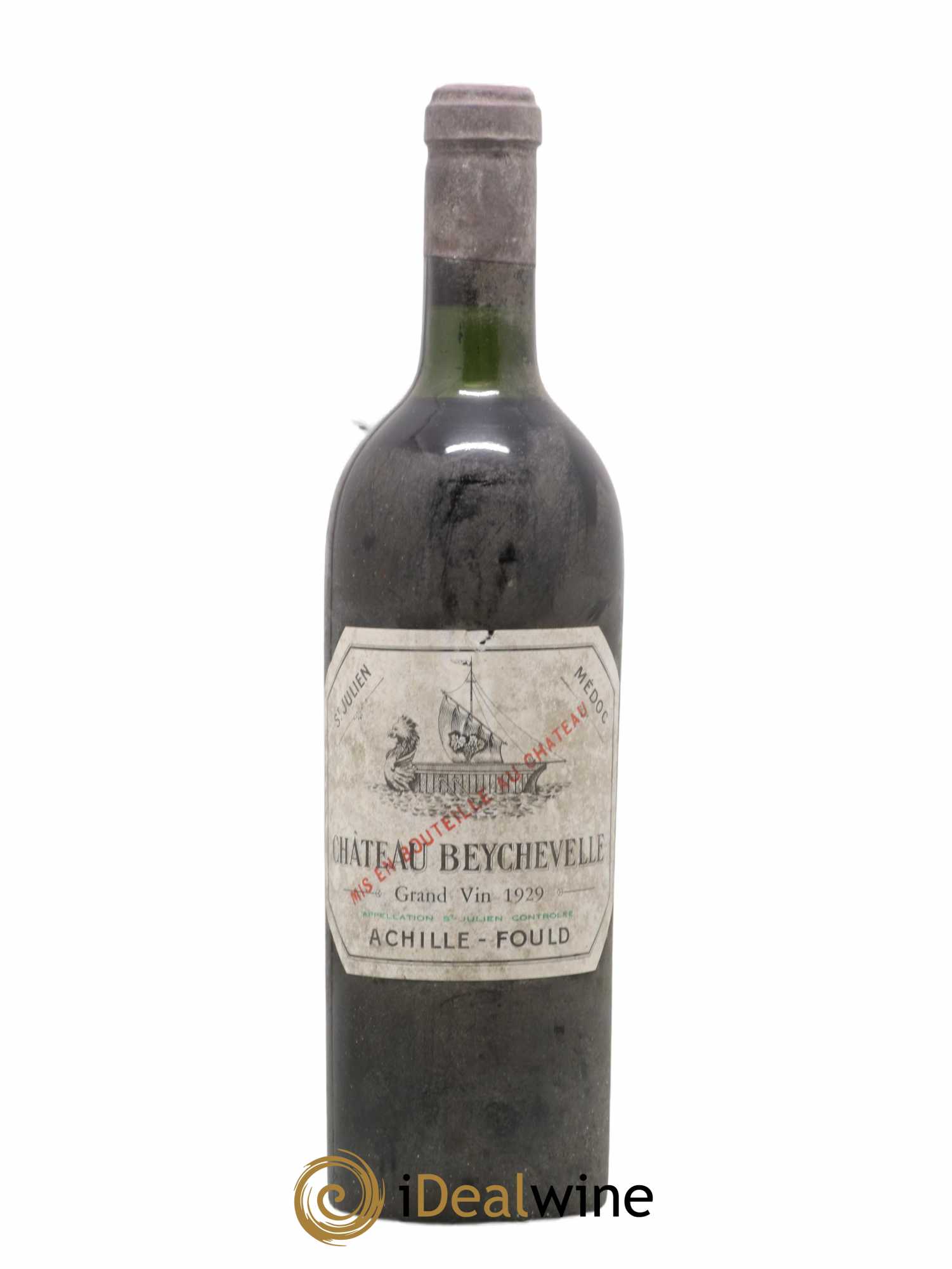 Château Beychevelle 4ème Grand Cru Classé 1929 - Lot de 1 bouteille - 0