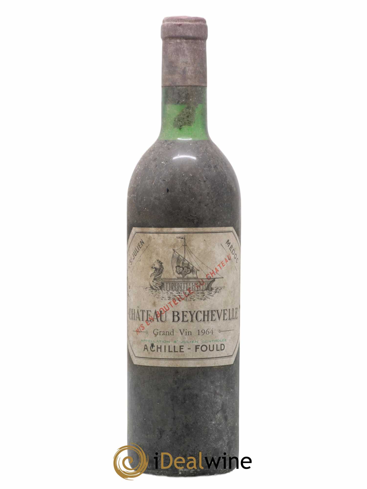 Château Beychevelle 4ème Grand Cru Classé 1964 - Lot de 1 bouteille - 0