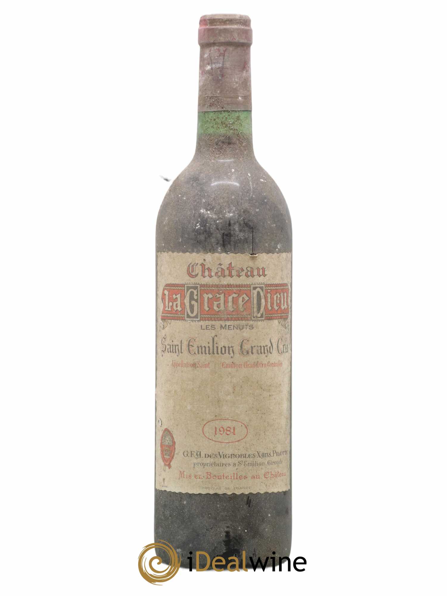 Château la Grâce Dieu les Menuts 1981 - Lot de 1 bouteille - 0